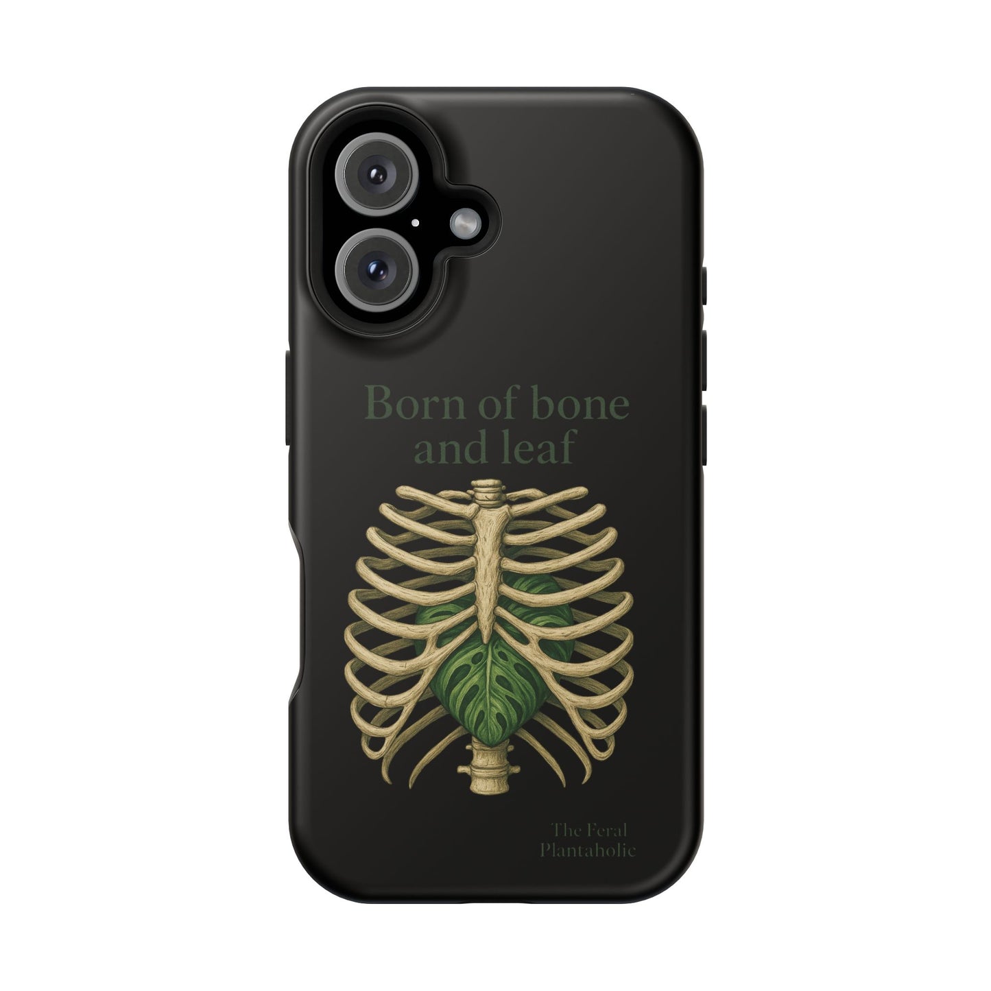 Born of Bone and Leaf Phone Case — Impact-Resistant iPhone Cover