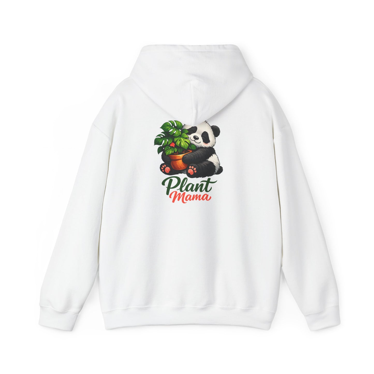 Plant Mama Hoodie — Cute Panda Holding Houseplant Sweatshirt