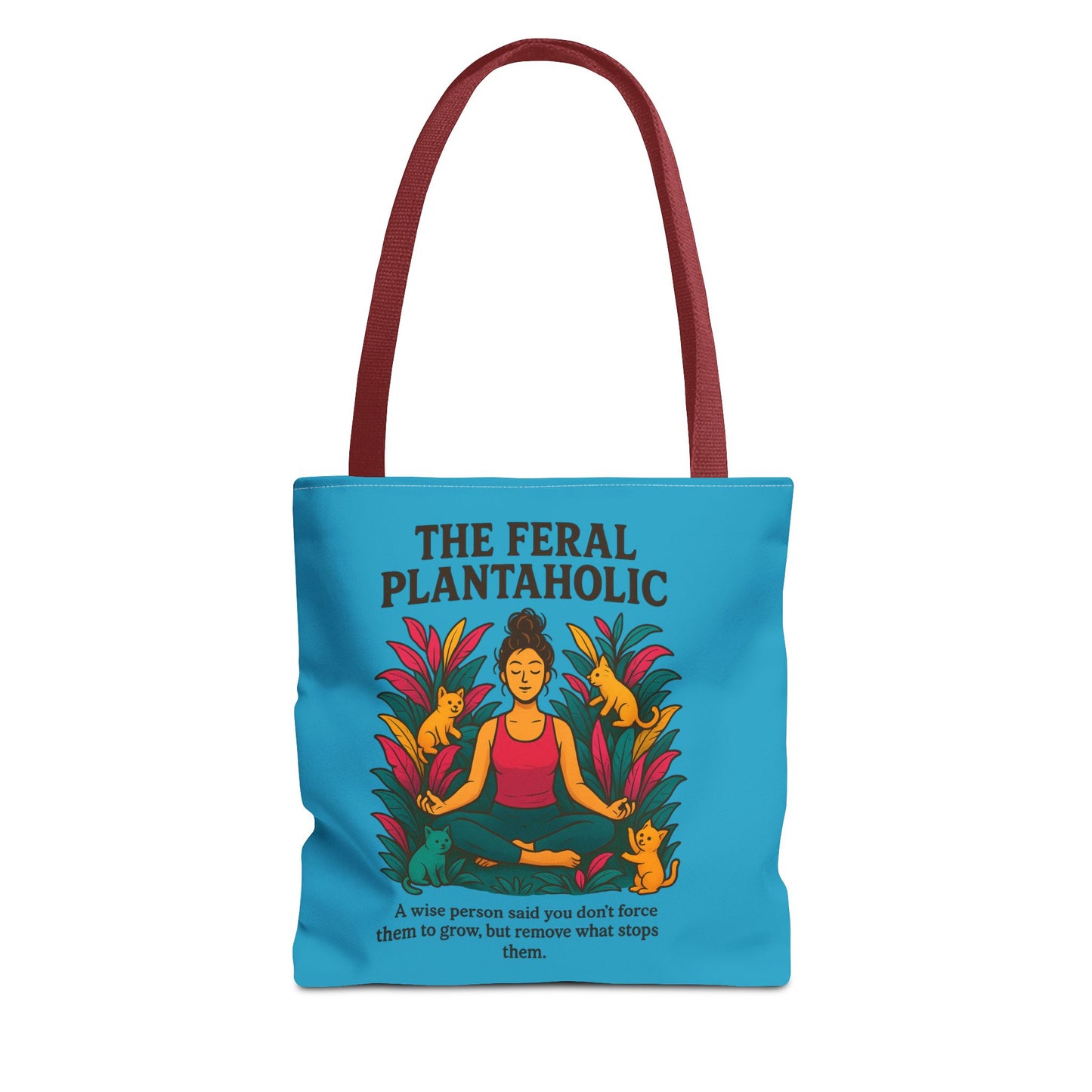 Feral Plantaholic Tote Bag - Eco-Friendly Shopping Bag, Gardening Lover Gift, Nature Enthusiast Accessory, Earth Day Must-Have