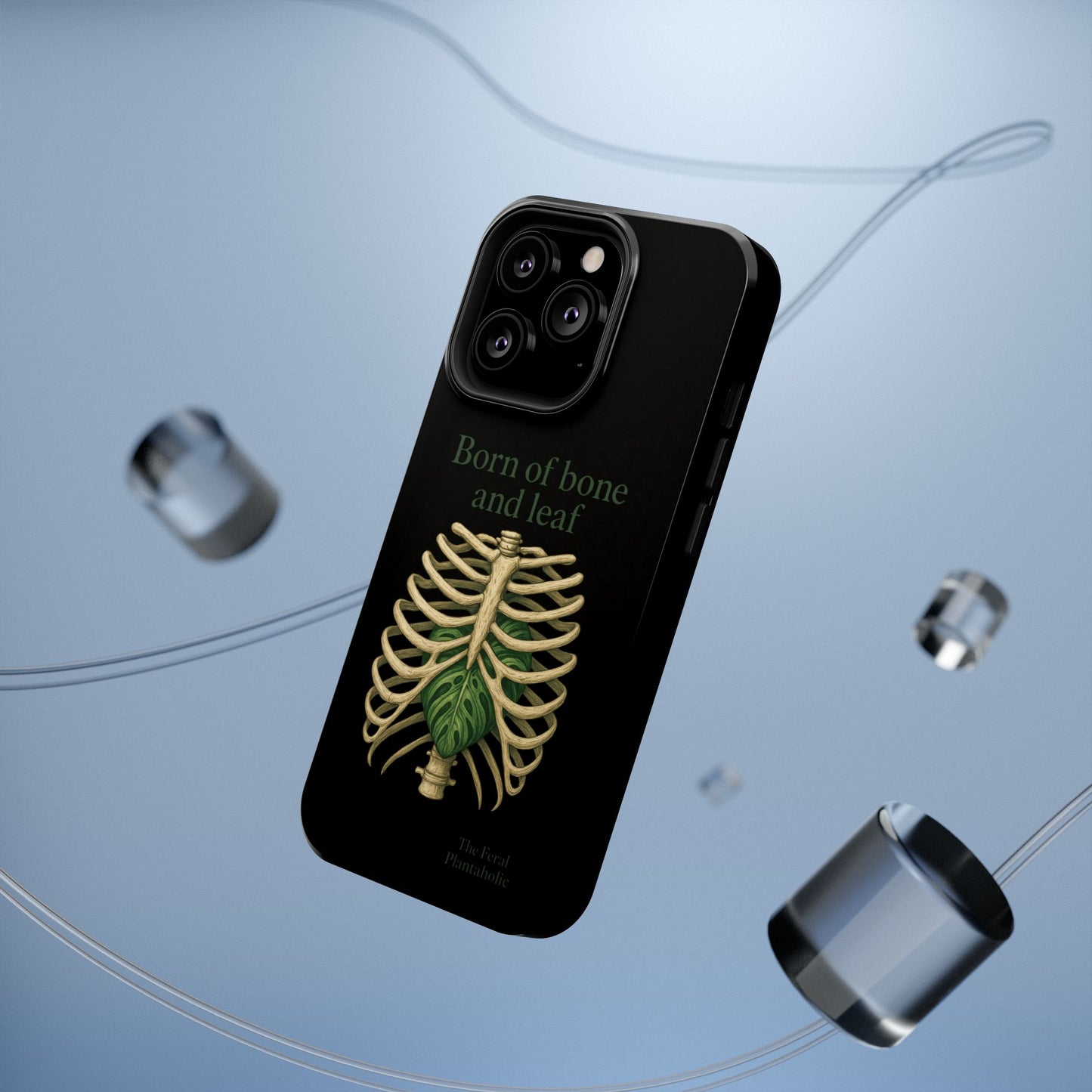 Born of Bone and Leaf Phone Case — Impact-Resistant iPhone Cover
