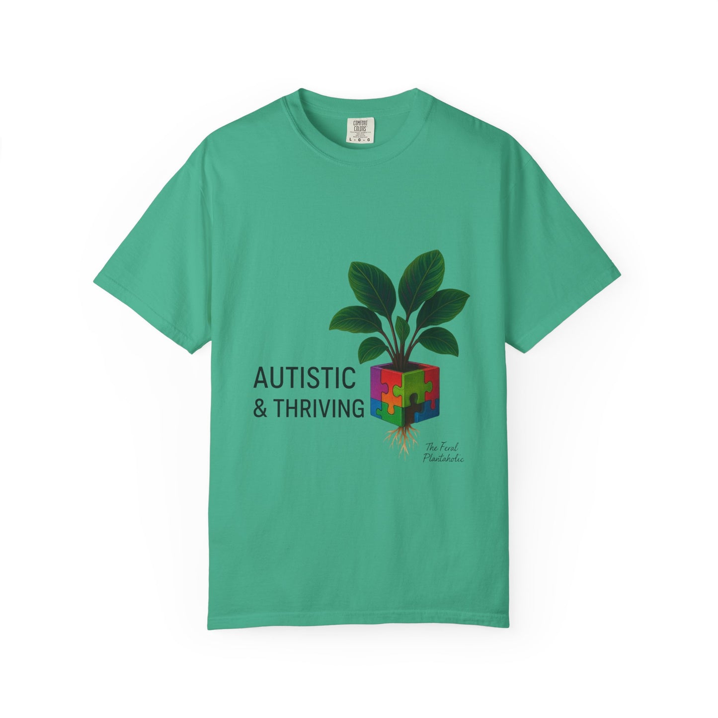 Autistic & Thriving Unisex T-Shirt, Conscious Fashion, Gift for Autism Awareness, Eco-Friendly Apparel, Positive Vibes, Everyday Wear