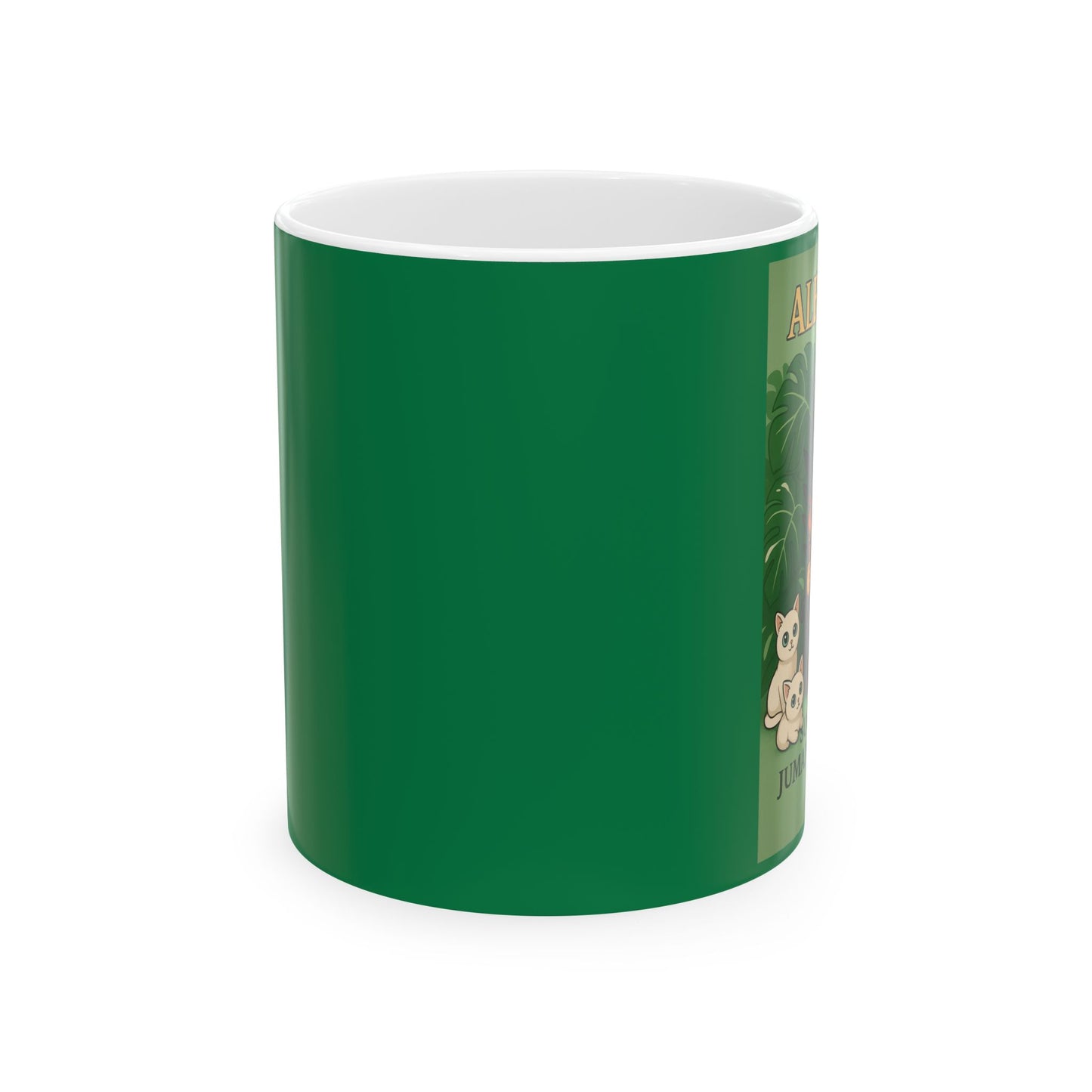 Ceramic Mug — Tropical Sloth Jungle Coffee Cup (11oz & 15oz)
