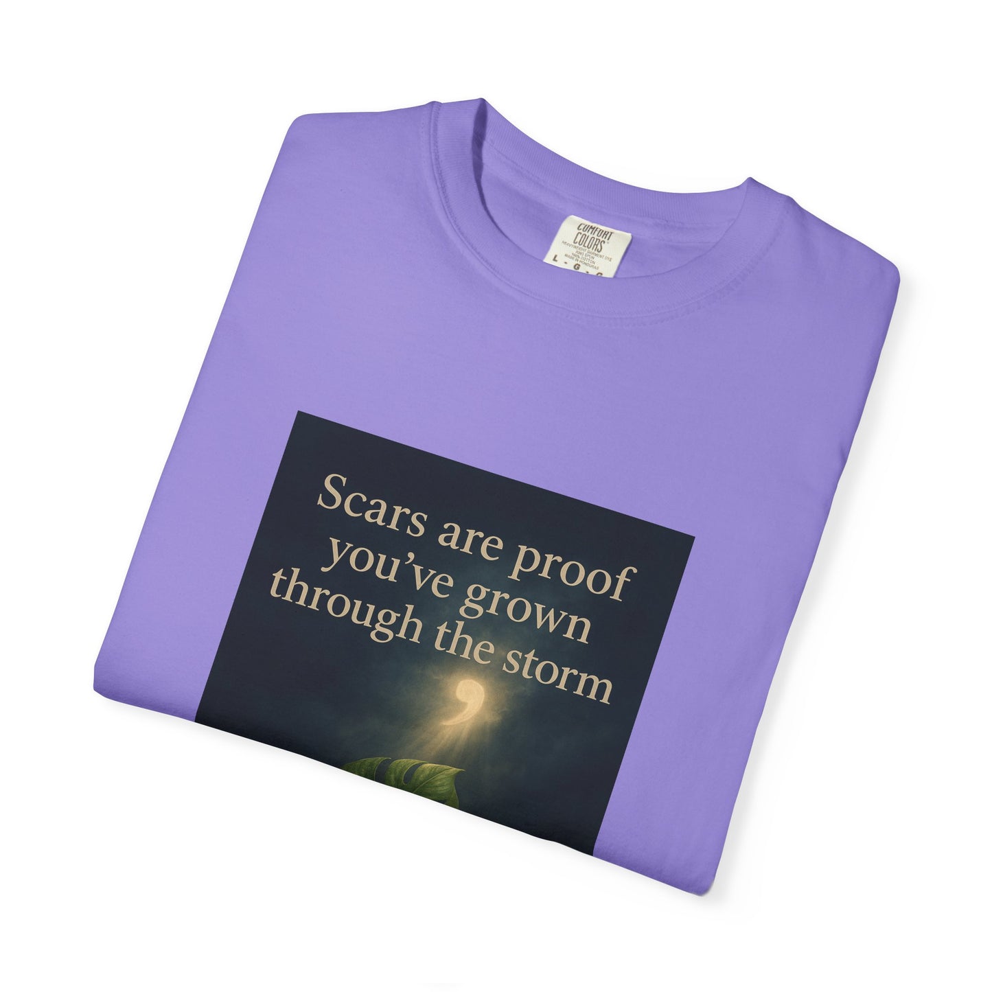 Inspiring Growth T-Shirt - Scars are Proof, Perfect for Motivational Gifts, Self-Care, Encouragement, Unisex Apparel