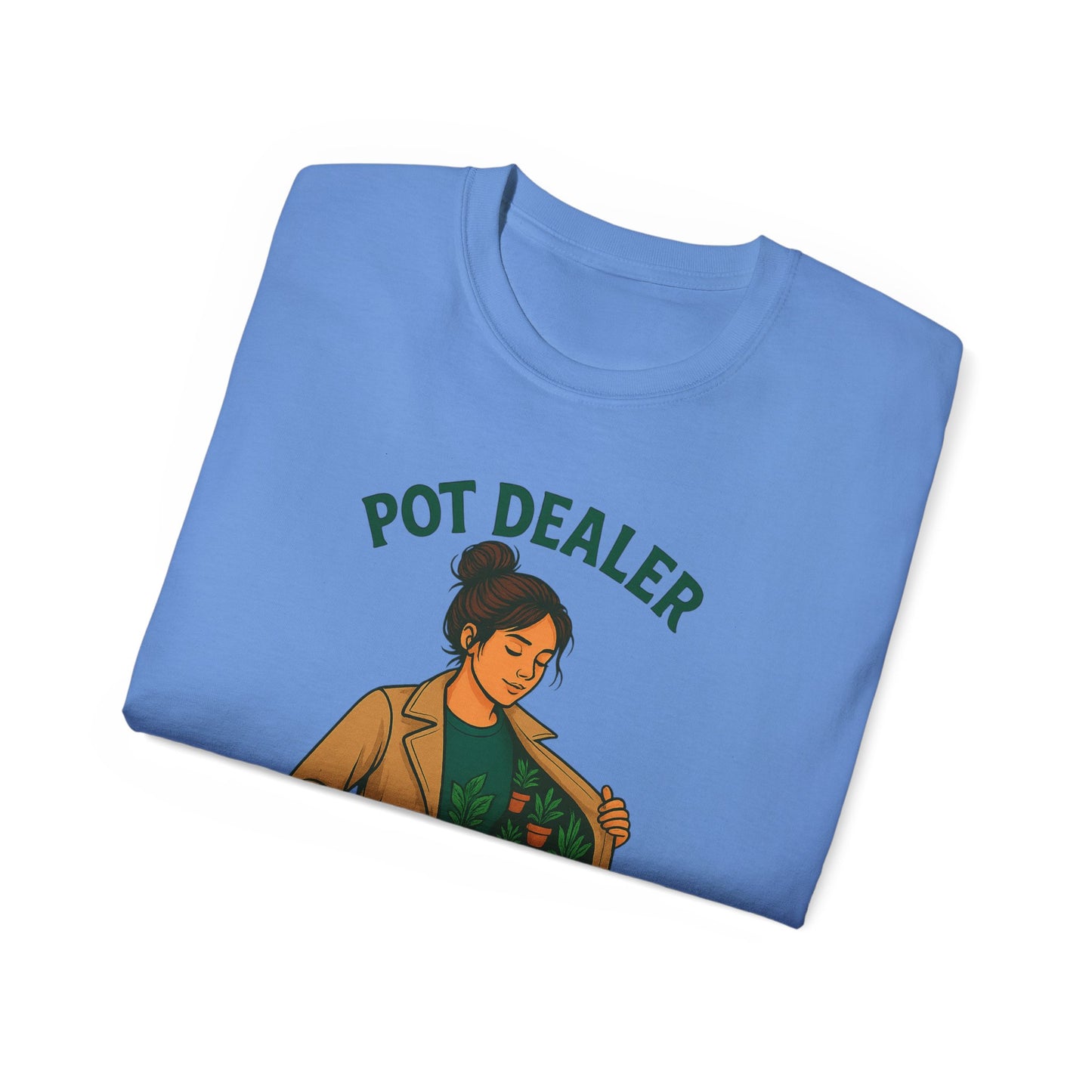 Pot Dealer Unisex Tee - Fun Plant Lover Gift, Gardening Shirt, Cute T-Shirt for Herb Enthusiasts, Plant Lover Apparel, Nature Lover Style