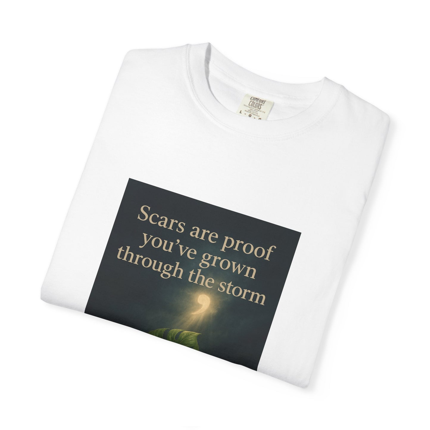 Inspiring Growth T-Shirt - Scars are Proof, Perfect for Motivational Gifts, Self-Care, Encouragement, Unisex Apparel