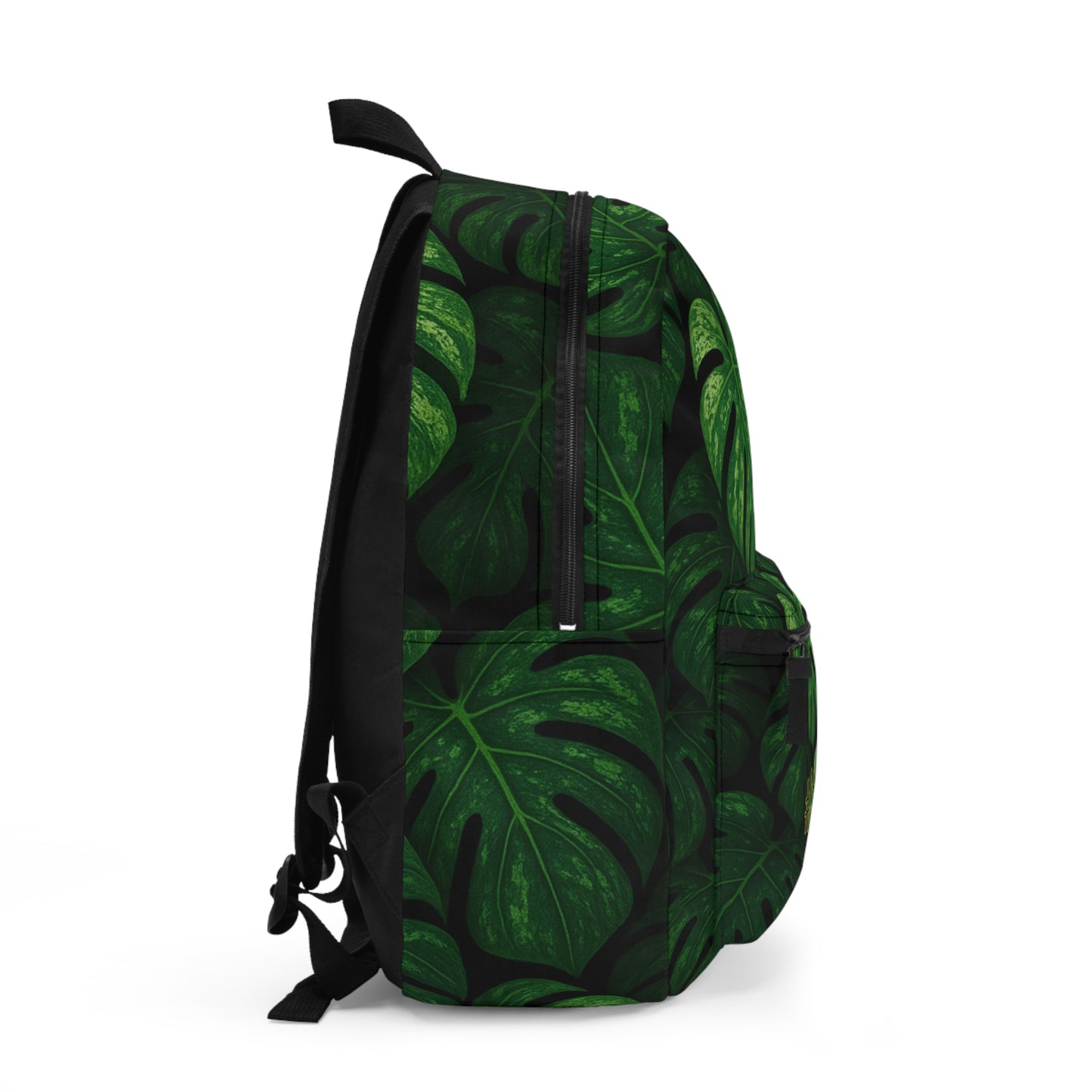 Tropical Leaf Print Backpack