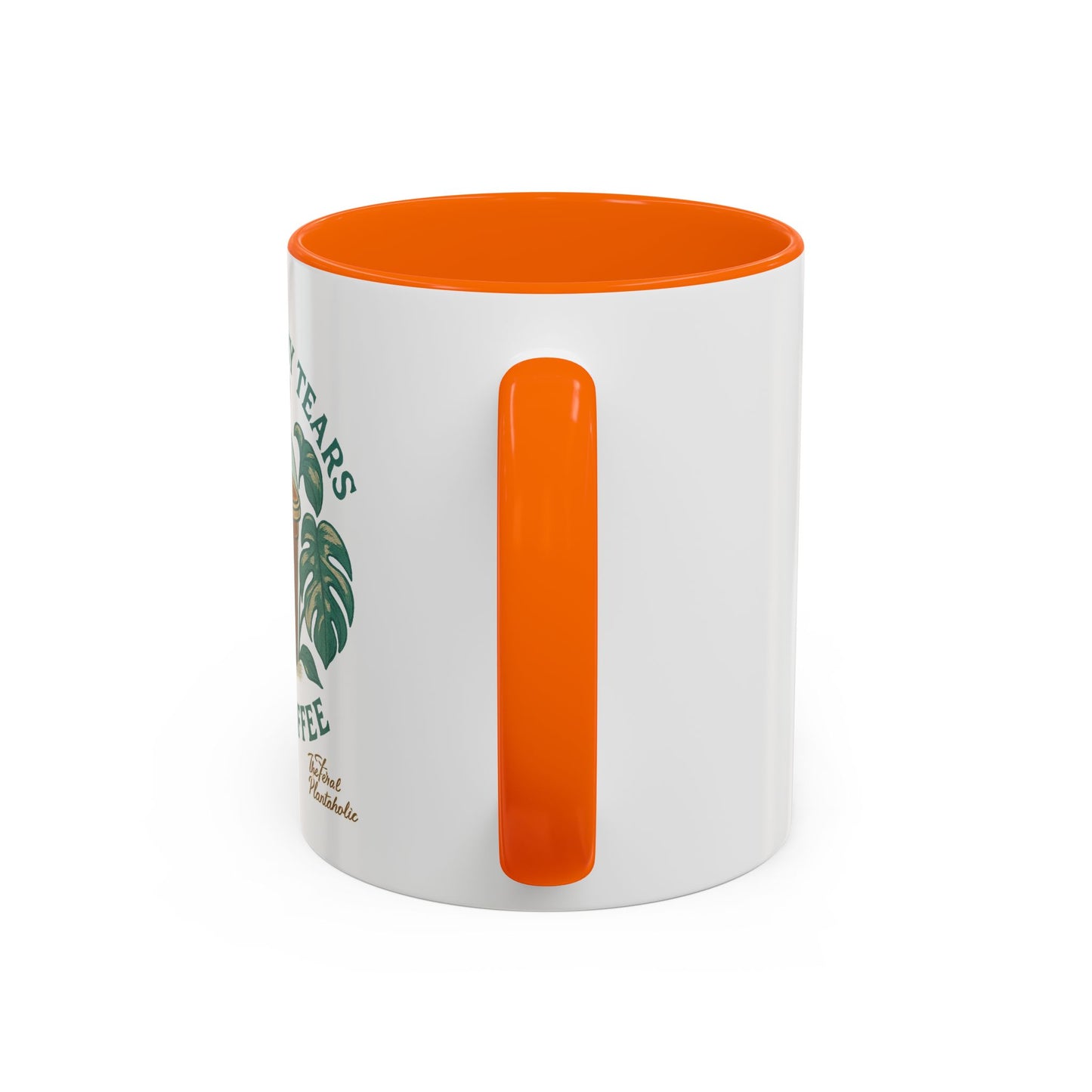 Watered by Tears and Coffee Mug, Funny Coffee Cup, Gift for Coffee Lovers, Inspirational Beverage Mug, Unique Kitchen Decor