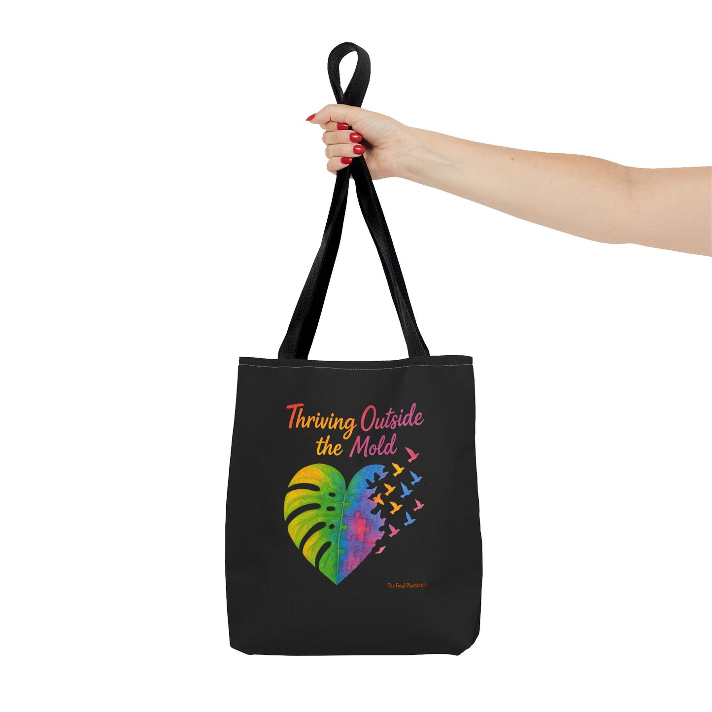 Vibrant Motivational Tote Bag | Thriving Outside the Mold | Eco-Friendly Bag, Inspirational Gift, Beach Tote, Everyday Carryall