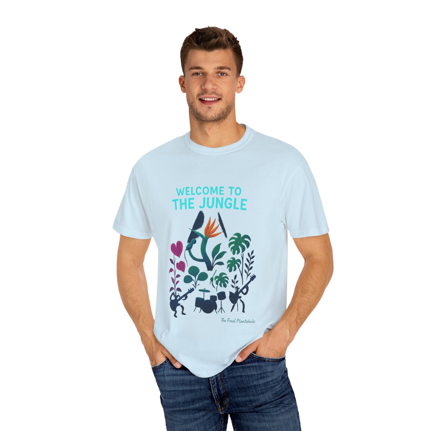 Welcome to the Jungle T-Shirt - Vibrant Unisex Tees for Nature Lovers, Music Festivals, Summer, Gifts, Eco-Friendly Fashion