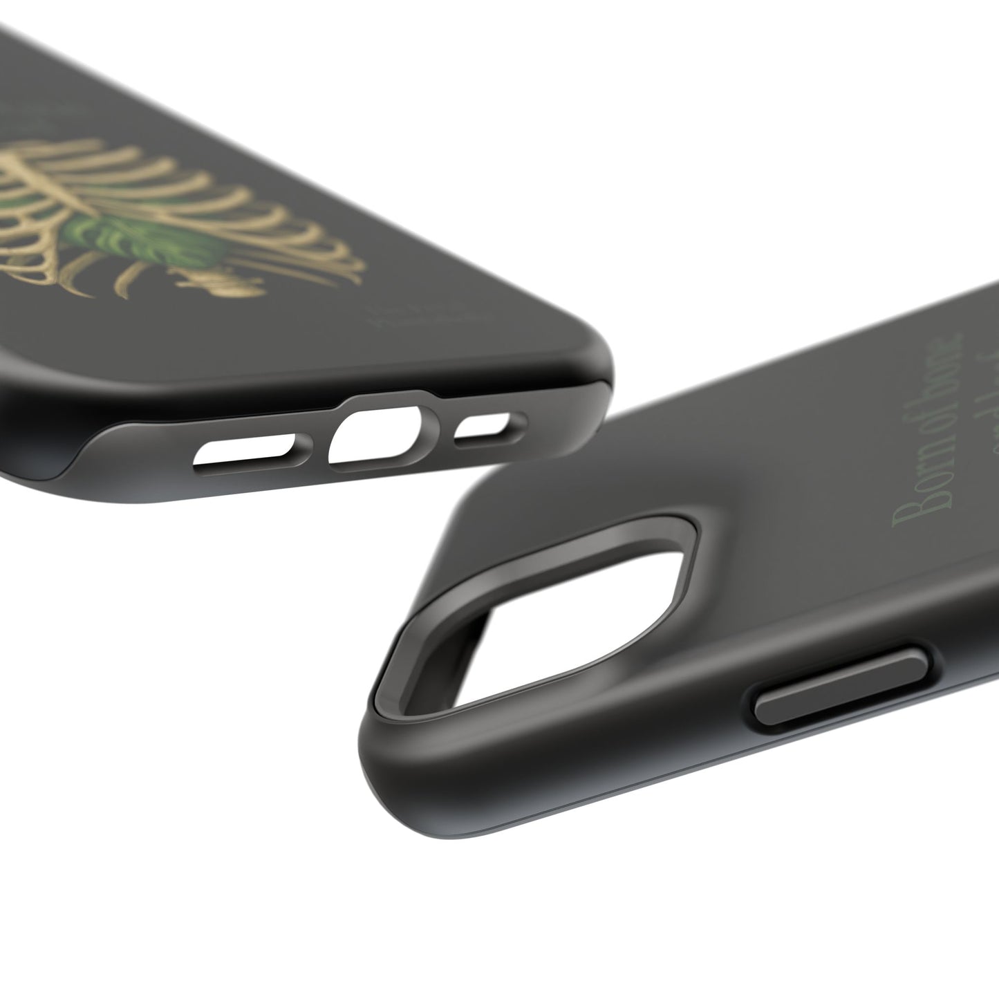 Born of Bone and Leaf Phone Case — Impact-Resistant iPhone Cover