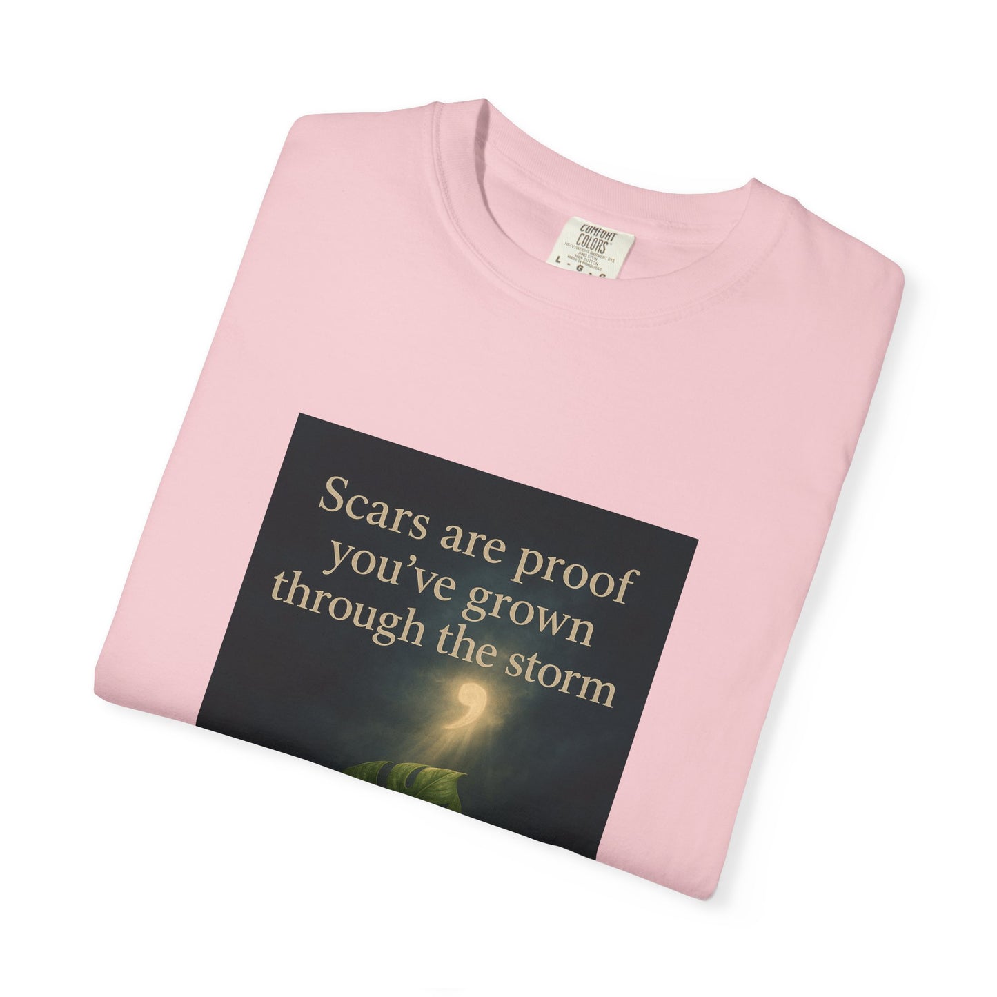 Inspiring Growth T-Shirt - Scars are Proof, Perfect for Motivational Gifts, Self-Care, Encouragement, Unisex Apparel