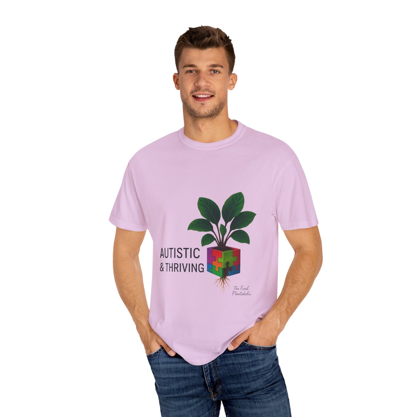 Autistic & Thriving Unisex T-Shirt, Conscious Fashion, Gift for Autism Awareness, Eco-Friendly Apparel, Positive Vibes, Everyday Wear