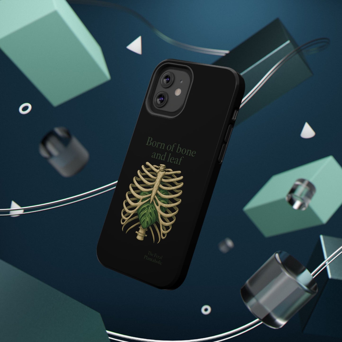 Born of Bone and Leaf Phone Case — Impact-Resistant iPhone Cover