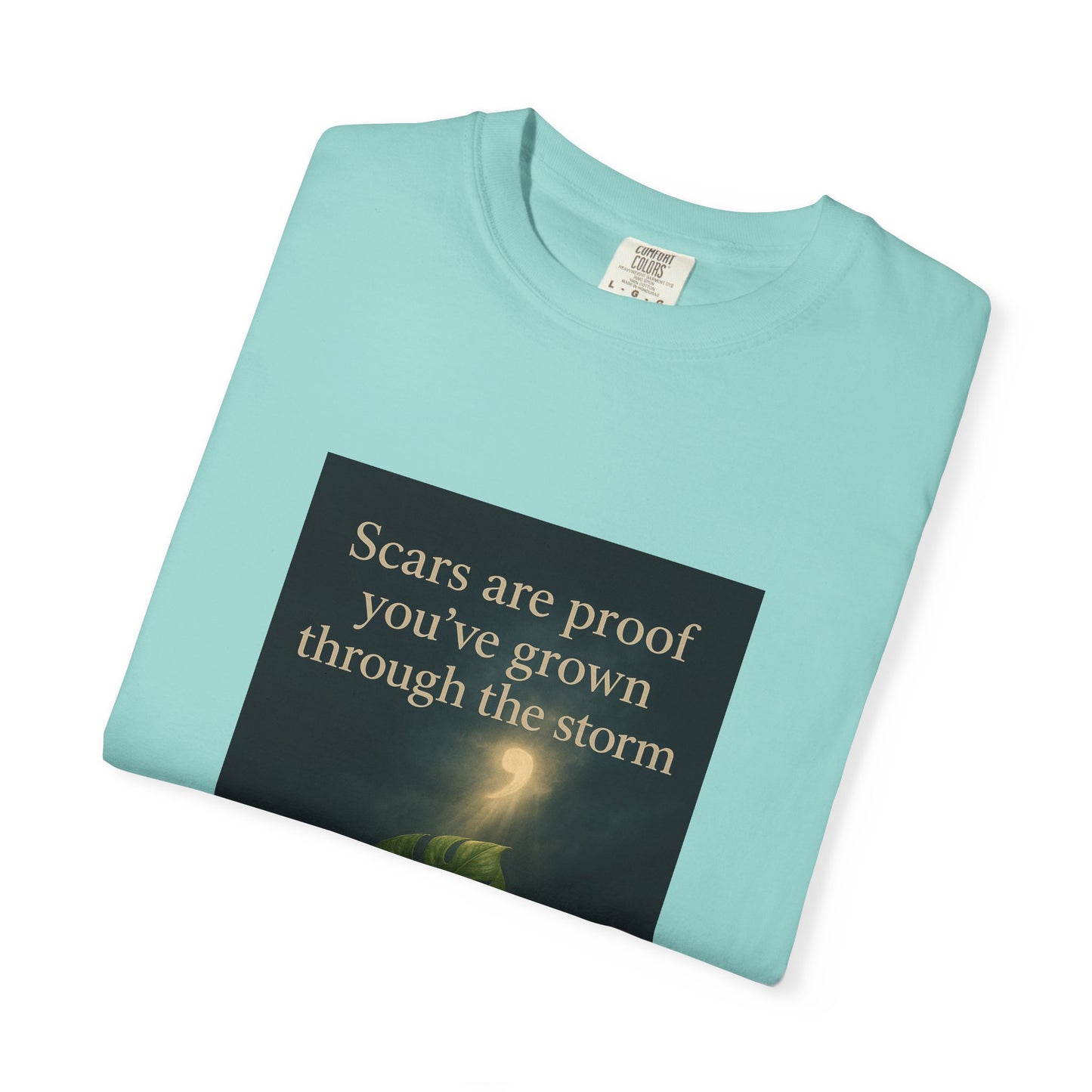 Inspiring Growth T-Shirt - Scars are Proof, Perfect for Motivational Gifts, Self-Care, Encouragement, Unisex Apparel