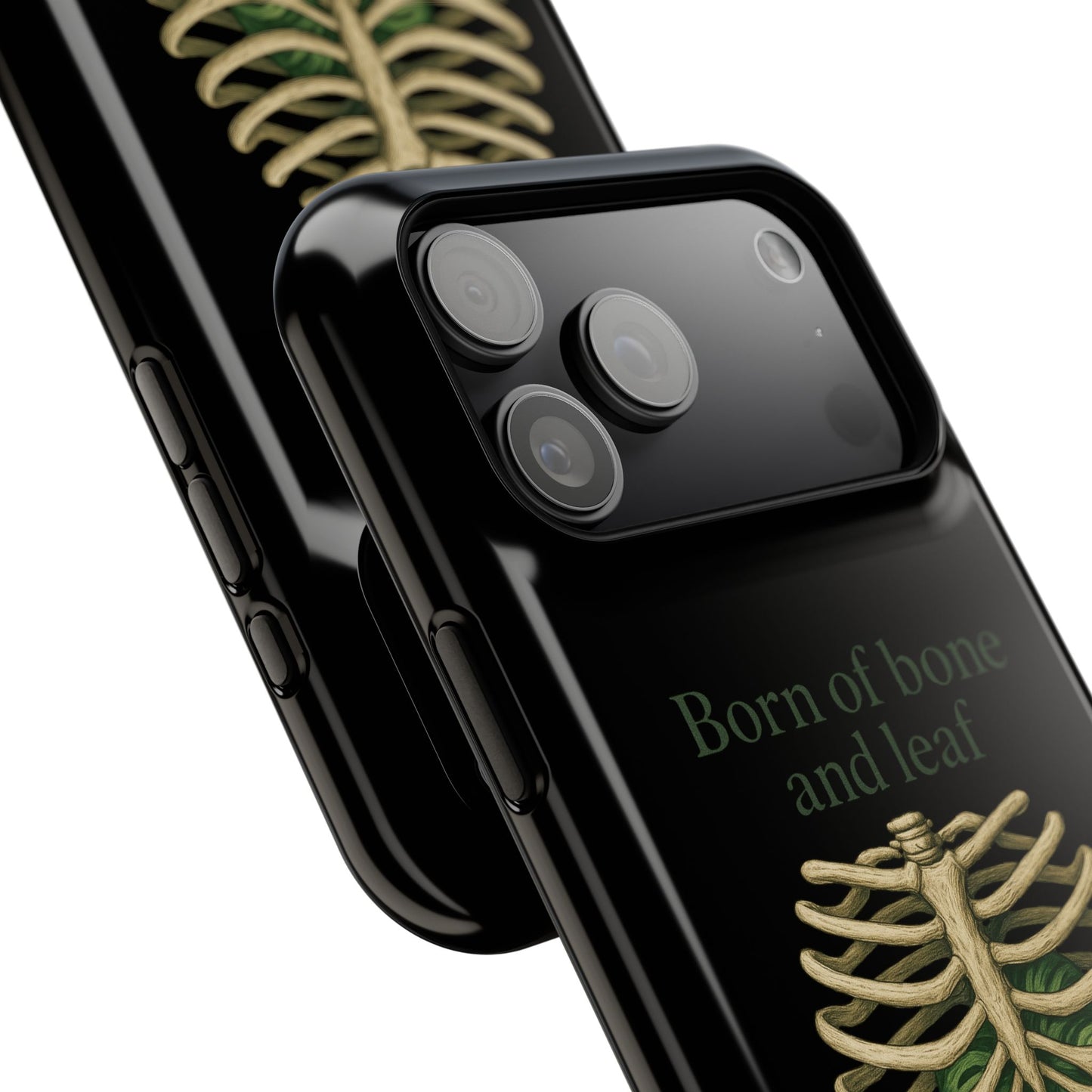 Born of Bone and Leaf Phone Case — Impact-Resistant iPhone Cover
