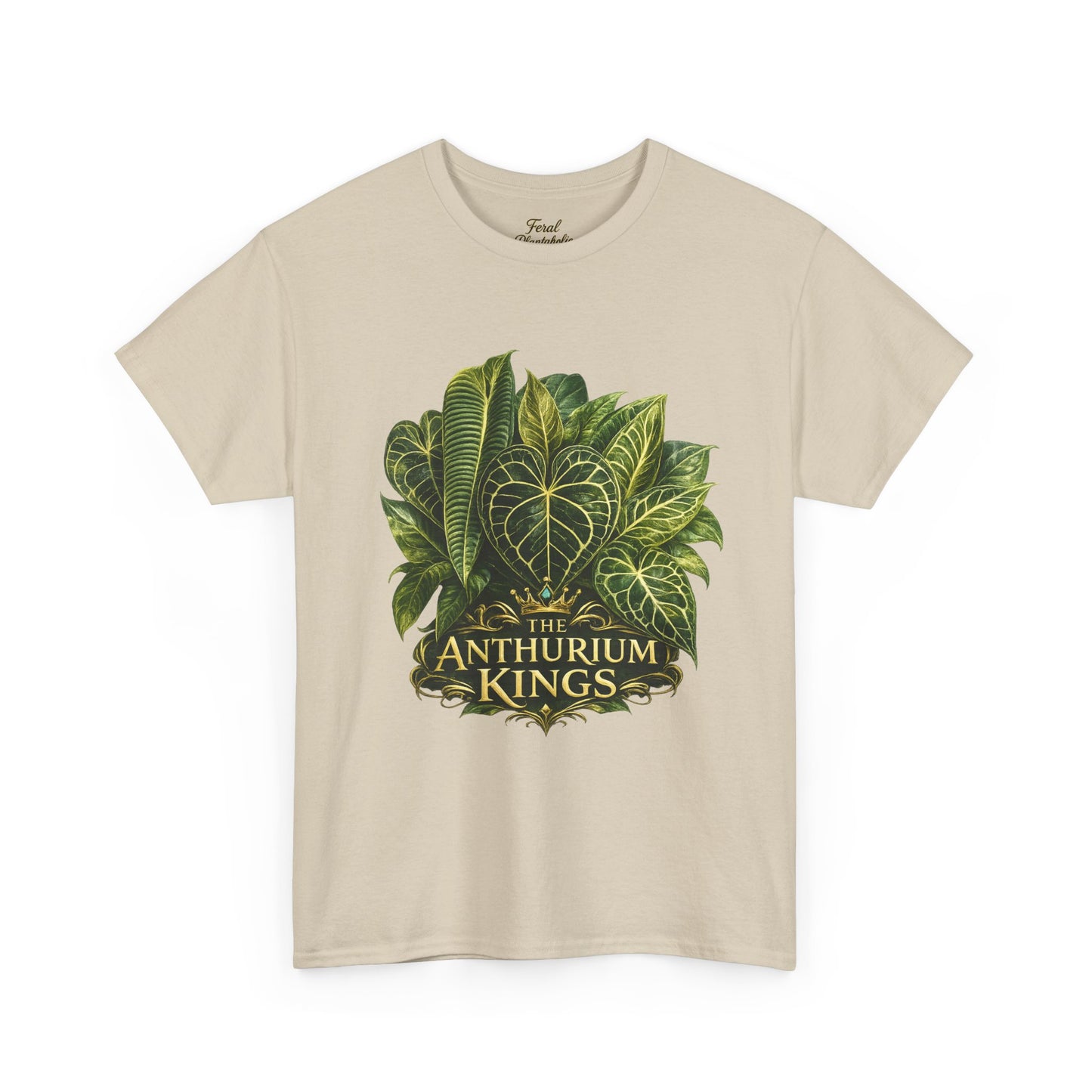Anthurium Kings Tee — Botanical Green Leaf Plant Lover T-Shirt