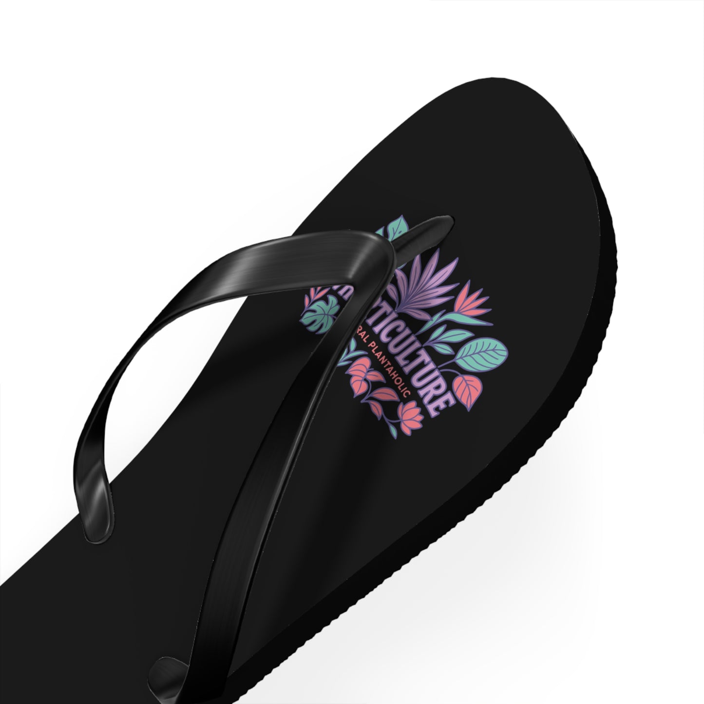 Horticulture Flip Flops, Summer Sandals for Garden Lovers, Beach Wear, Plant Enthusiast Gift, Vacation Footwear, Floral Sandals