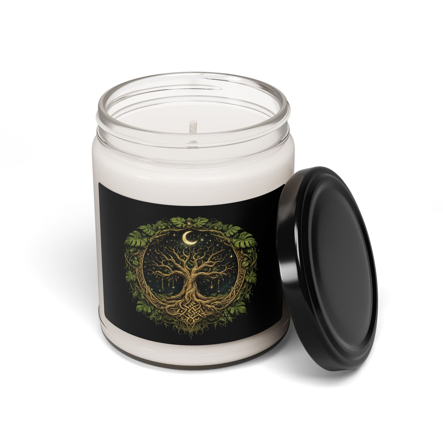9oz Soy Candle — Moonlit Tree of Life Scented Jar