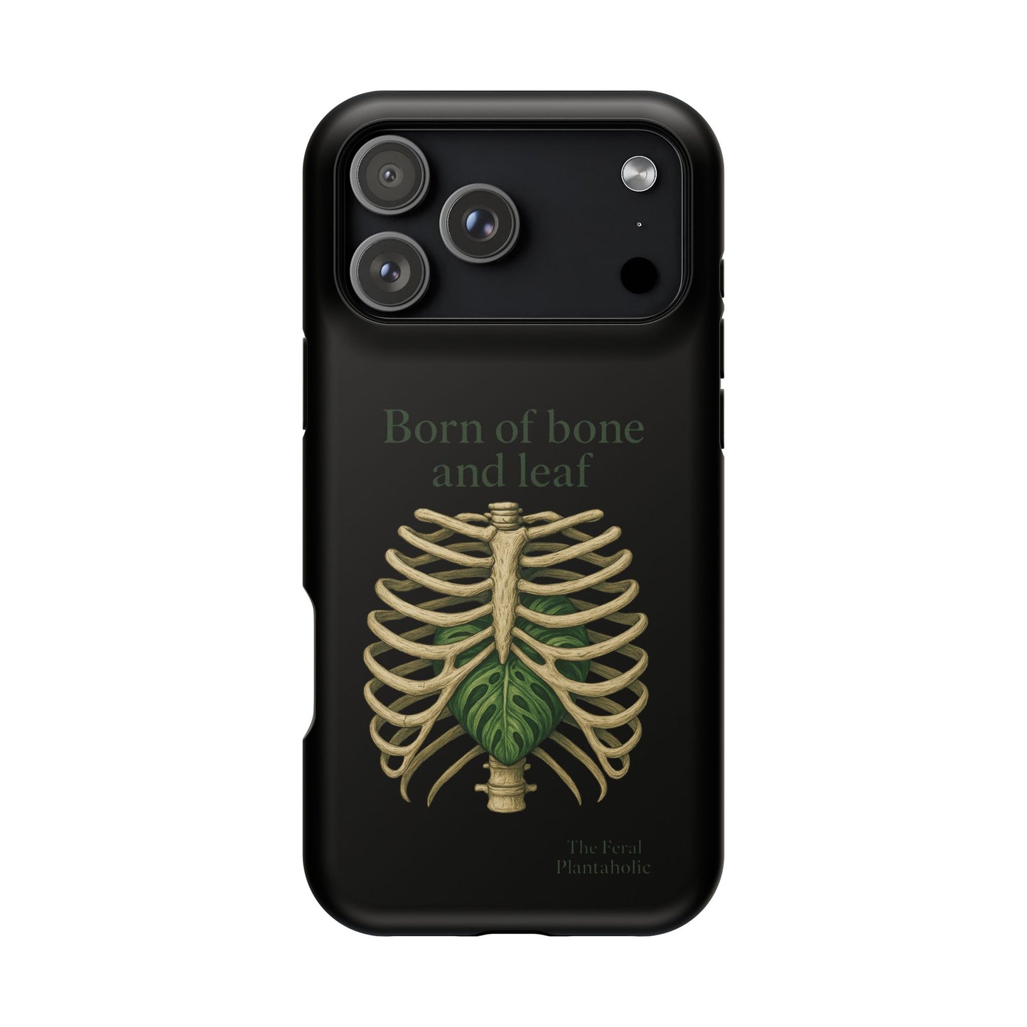 Born of Bone and Leaf Phone Case — Impact-Resistant iPhone Cover
