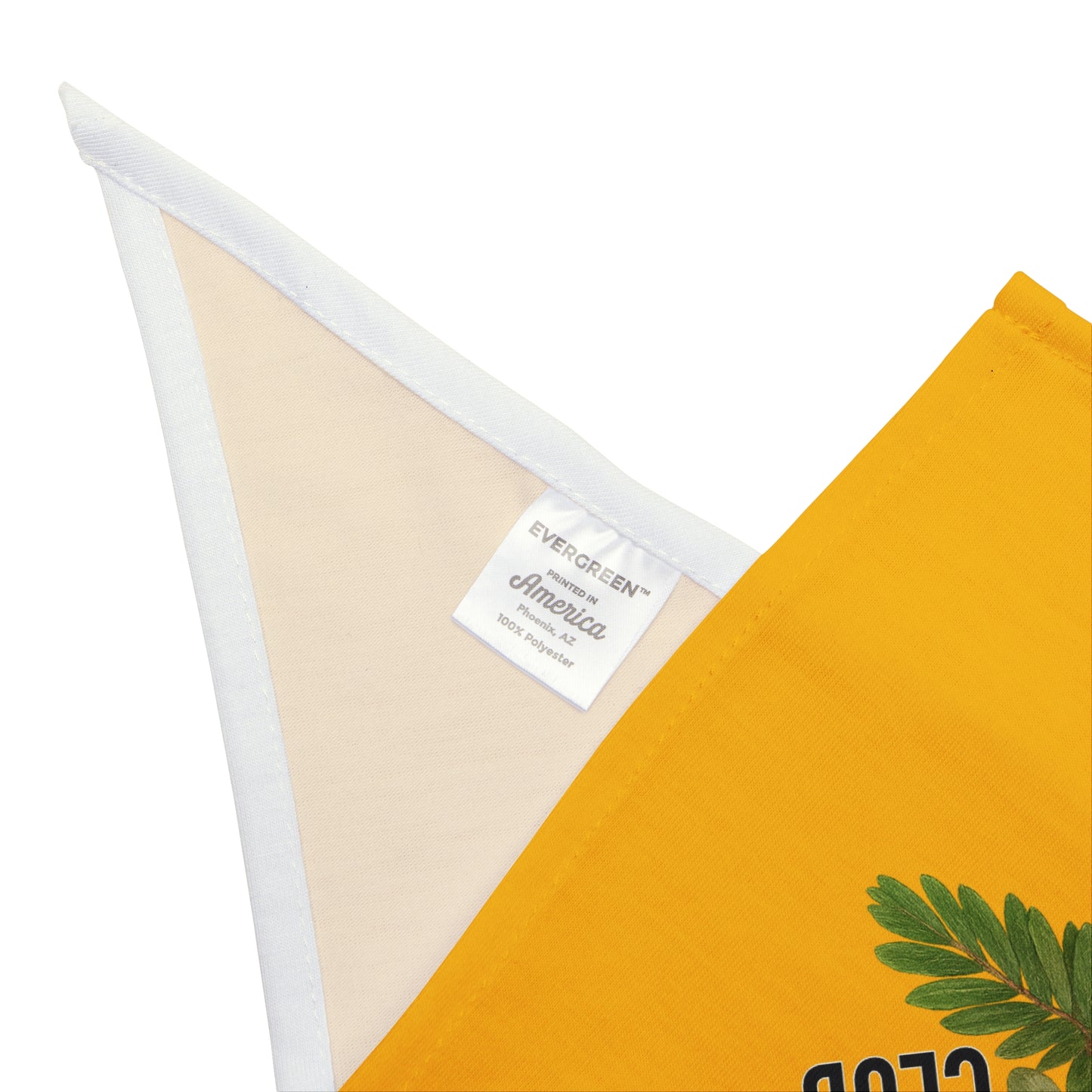 Pet Bandana — "The Antisocial Plant Club" Floral Dog & Cat Bandana, Yellow