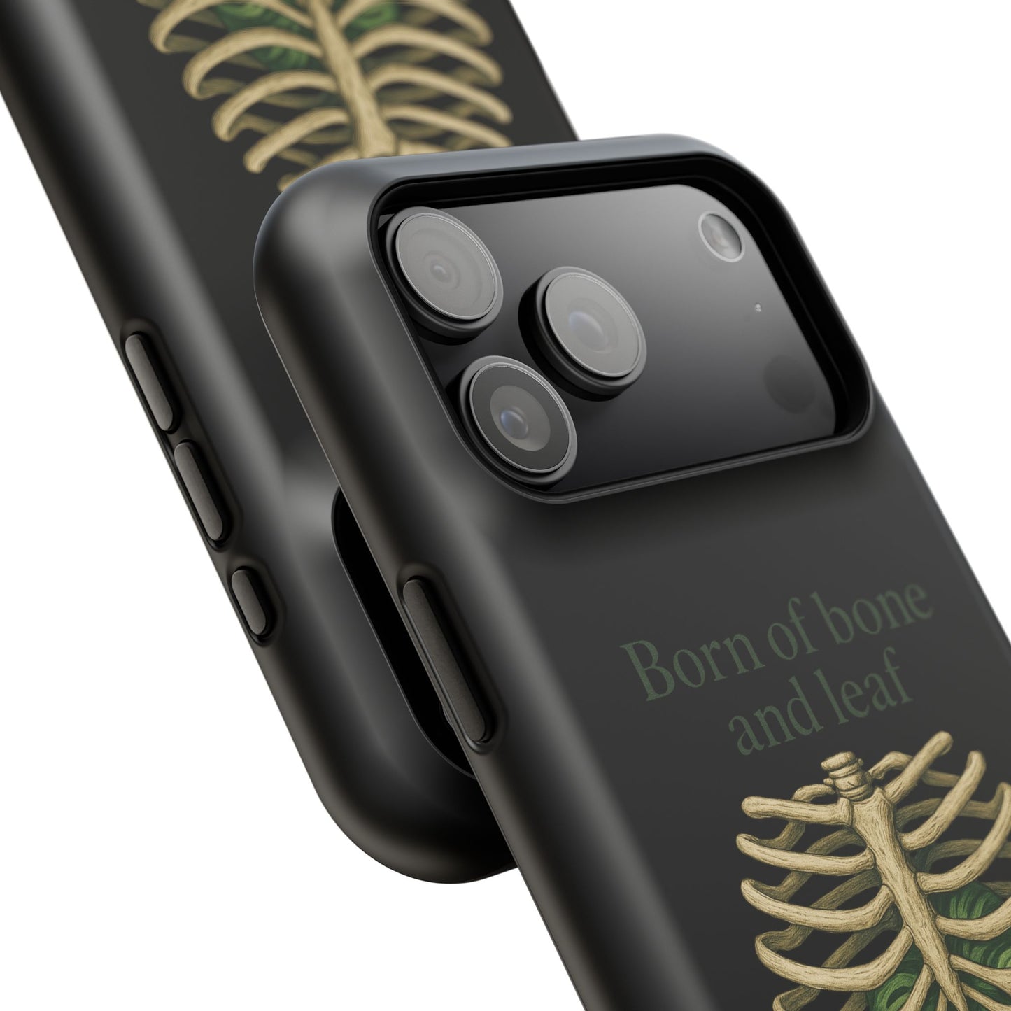 Born of Bone and Leaf Phone Case — Impact-Resistant iPhone Cover