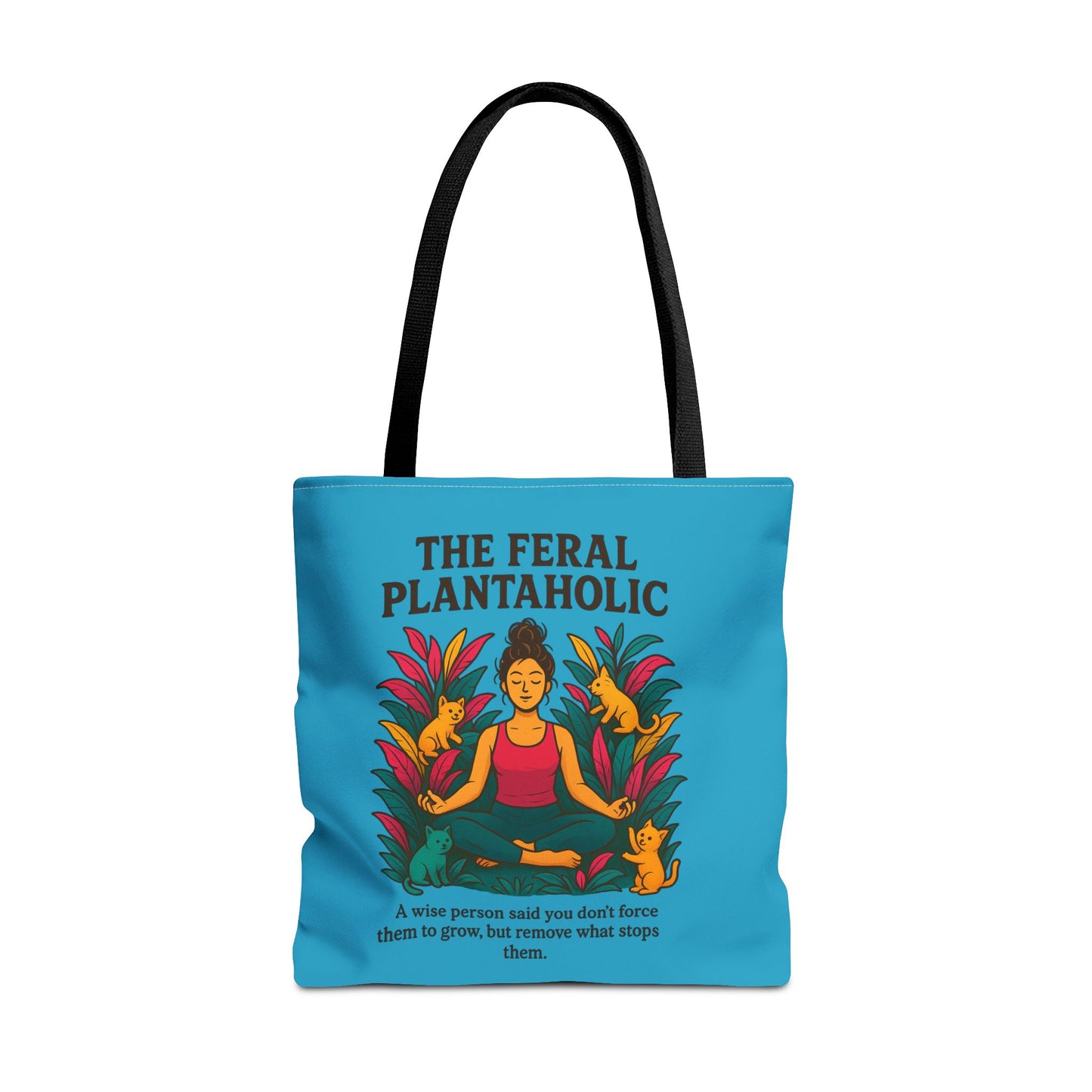 Feral Plantaholic Tote Bag - Eco-Friendly Shopping Bag, Gardening Lover Gift, Nature Enthusiast Accessory, Earth Day Must-Have