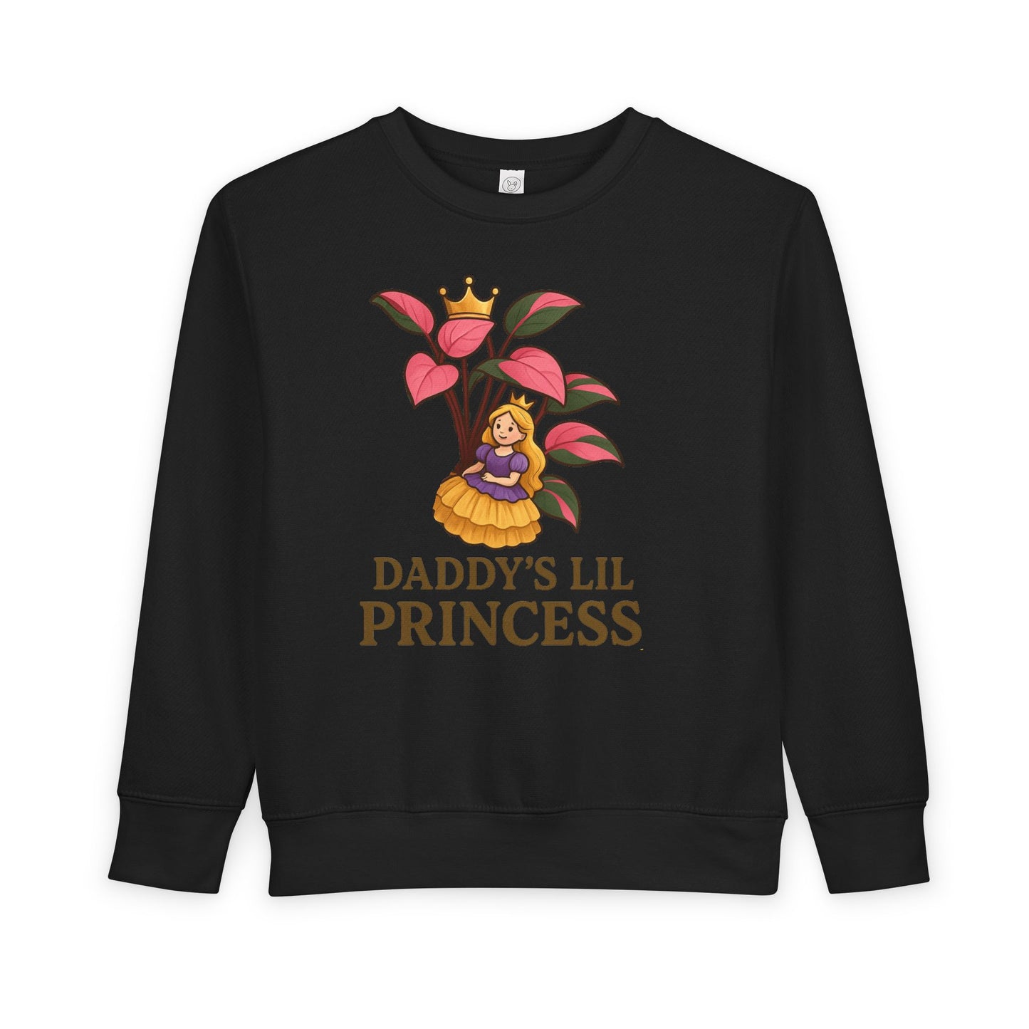 Toddler Sweatshirt - Daddy's Lil Princess, Cute Kids Sweatshirt, Toddler Gifts, Birthday Apparel, Little Princess Outfit, Baby Shower Gift