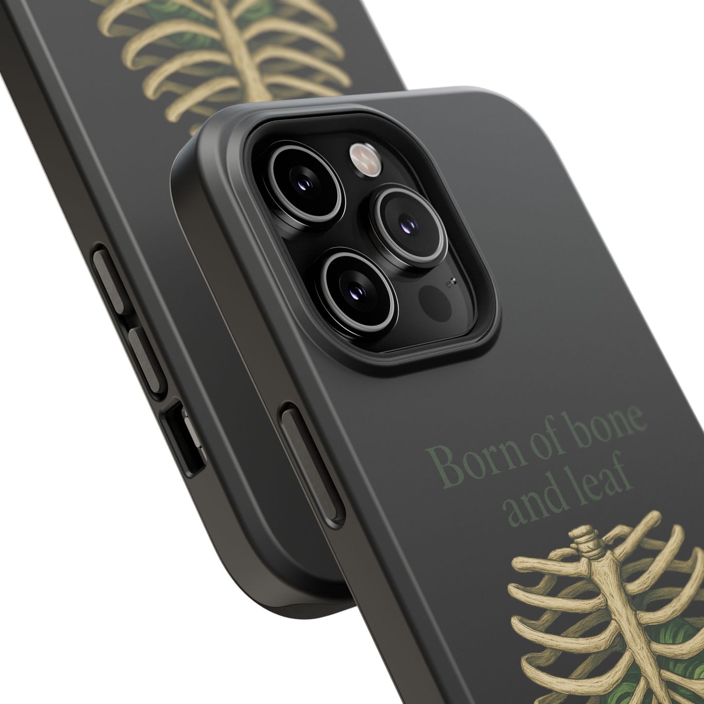 Born of Bone and Leaf Phone Case — Impact-Resistant iPhone Cover