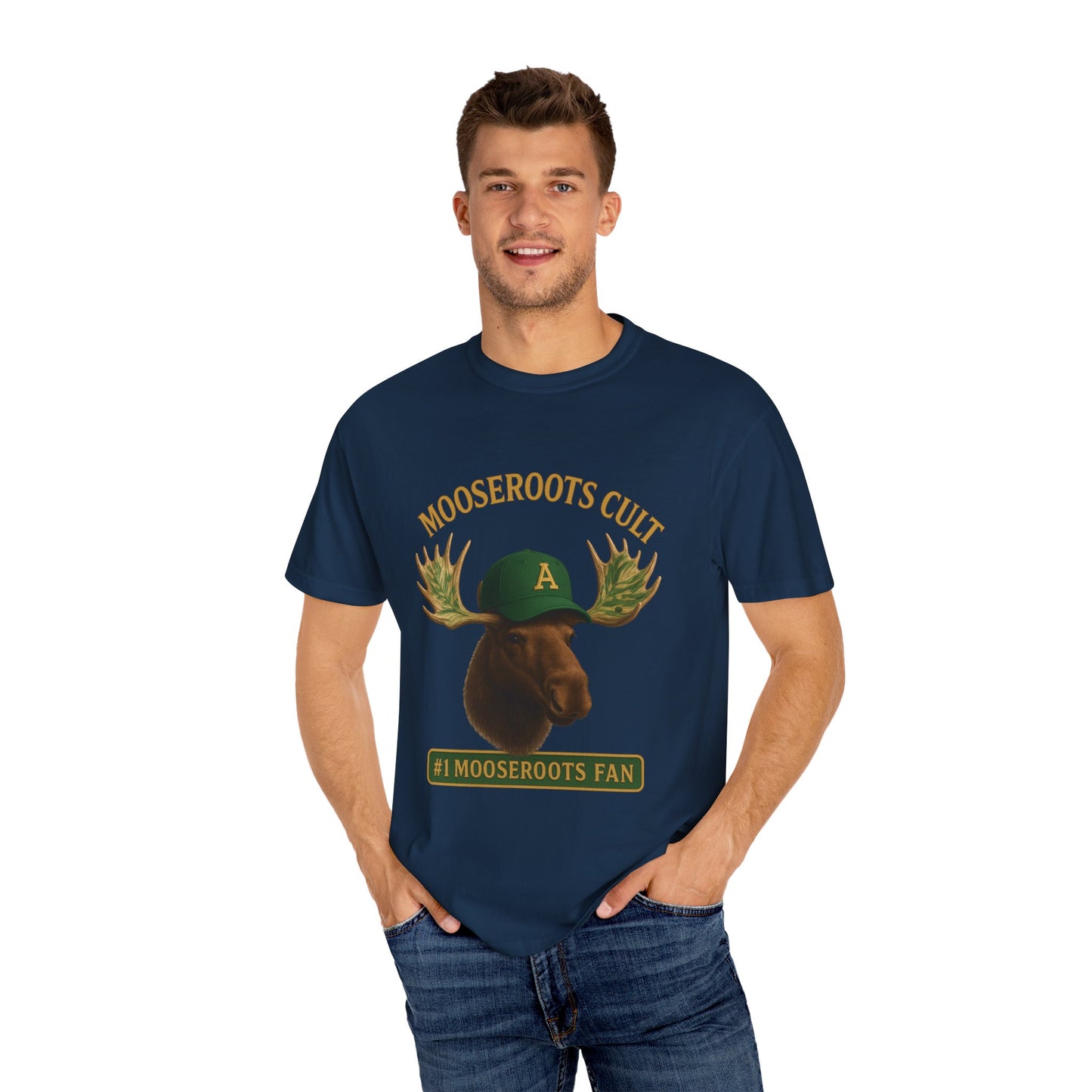 Moose Root Fan T-Shirt - Unisex Garment-Dyed Tee