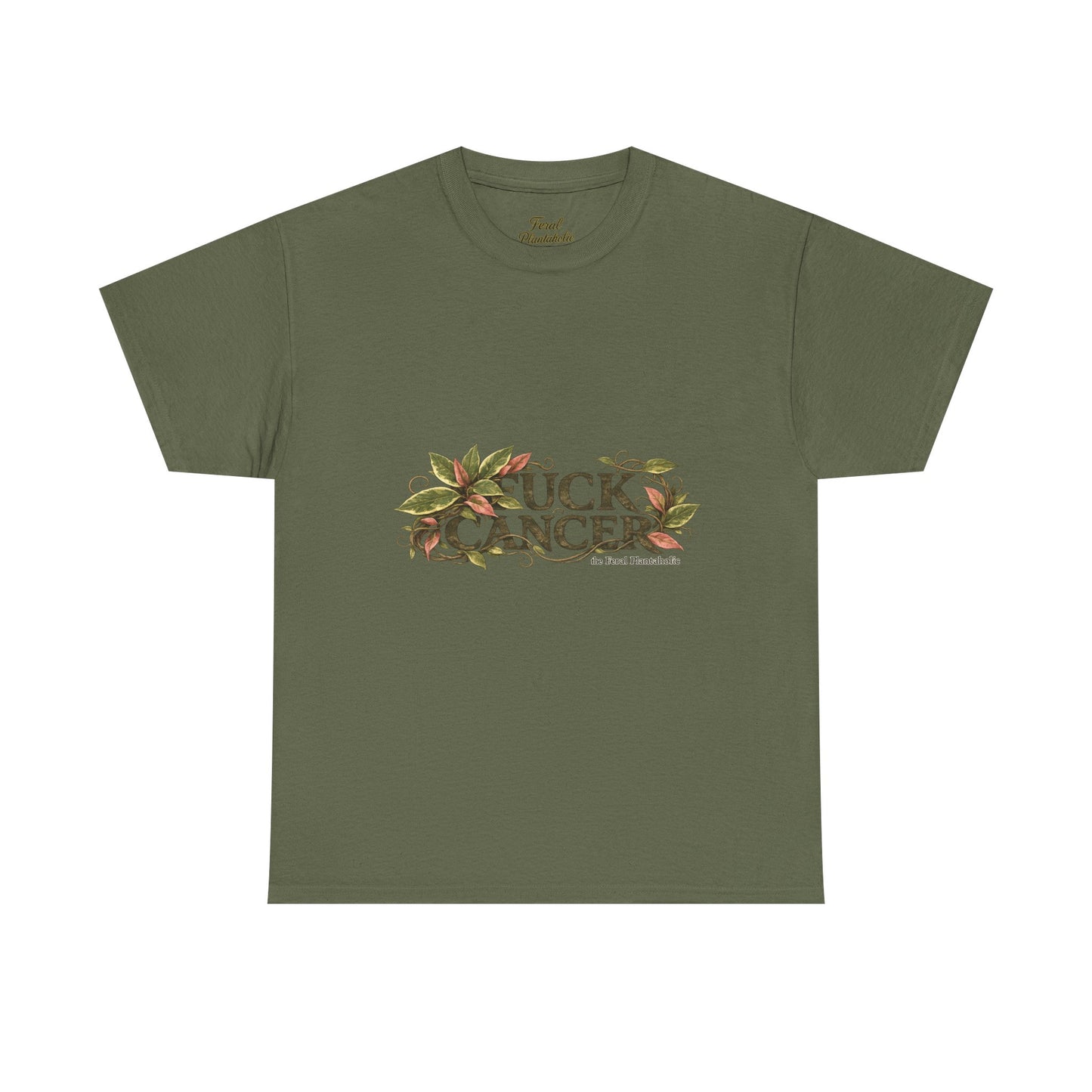 Cancer Survivor Floral Tee — "Fuck Cancer" Awareness T‑Shirt