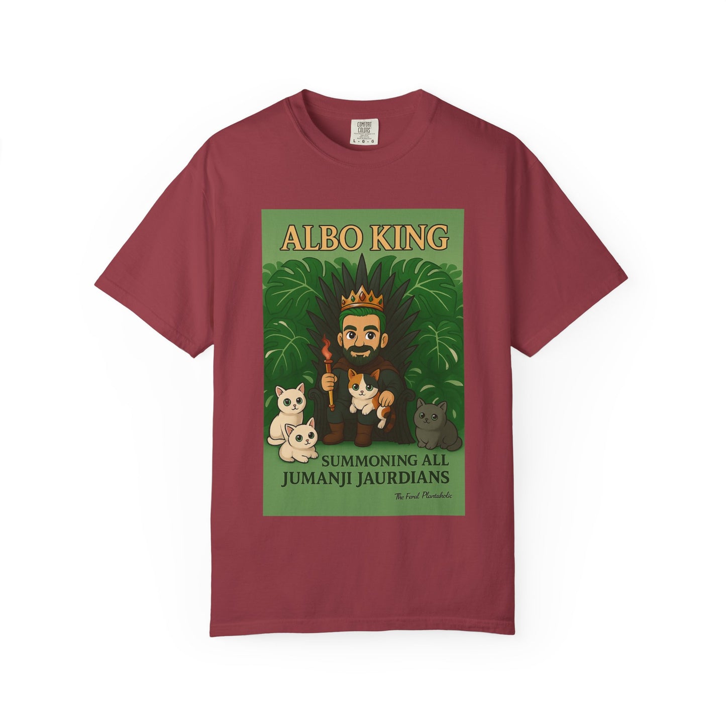 Albo King T-Shirt – "Summoning All Jumanji Jaurdians" Graphic Tee
