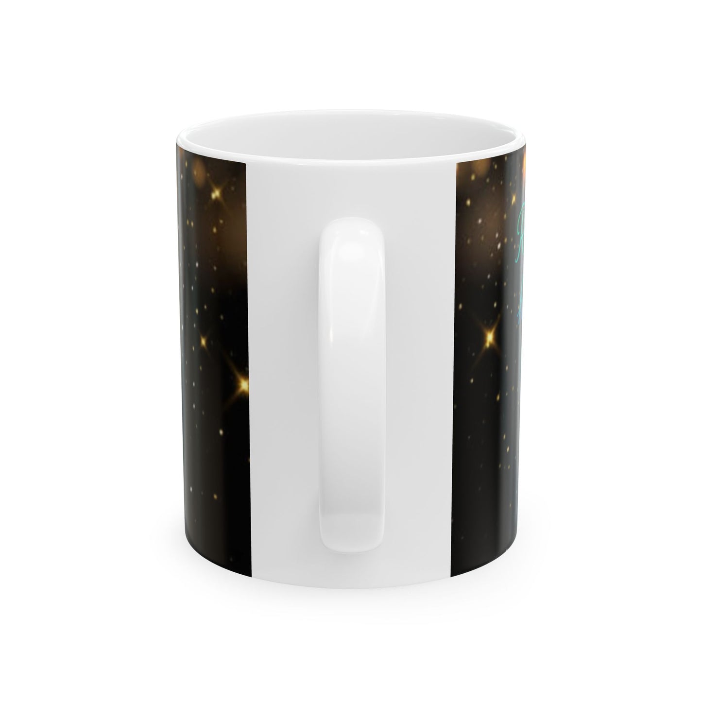 Cosmic Dream Ceramic Mug, Starry Night Coffee Cup, Celestial Gift for Stargazers, Inspirational Drinkware, Galaxy Theme Mug