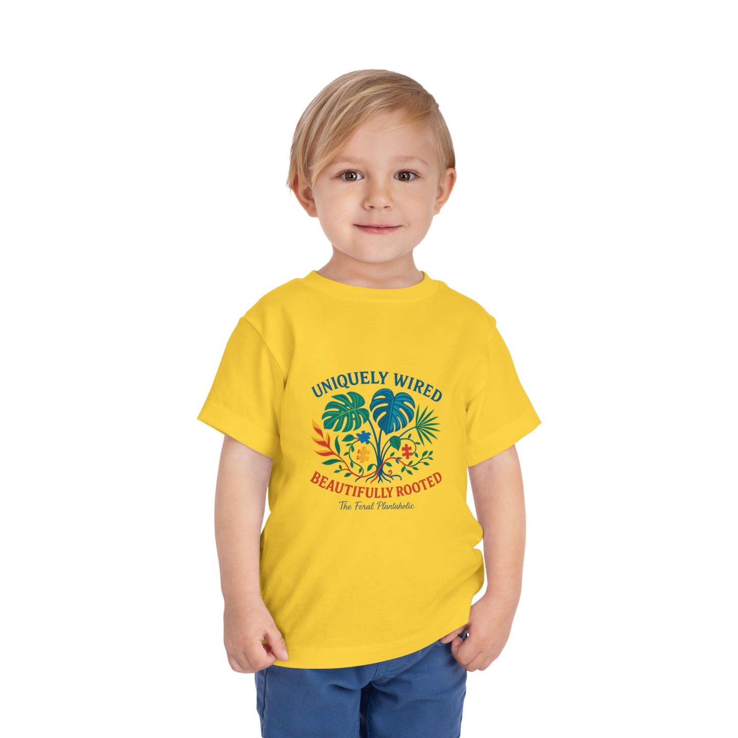 Tropical Vibes Toddler Tee - Uniquely Wired, Beautifully Rooted