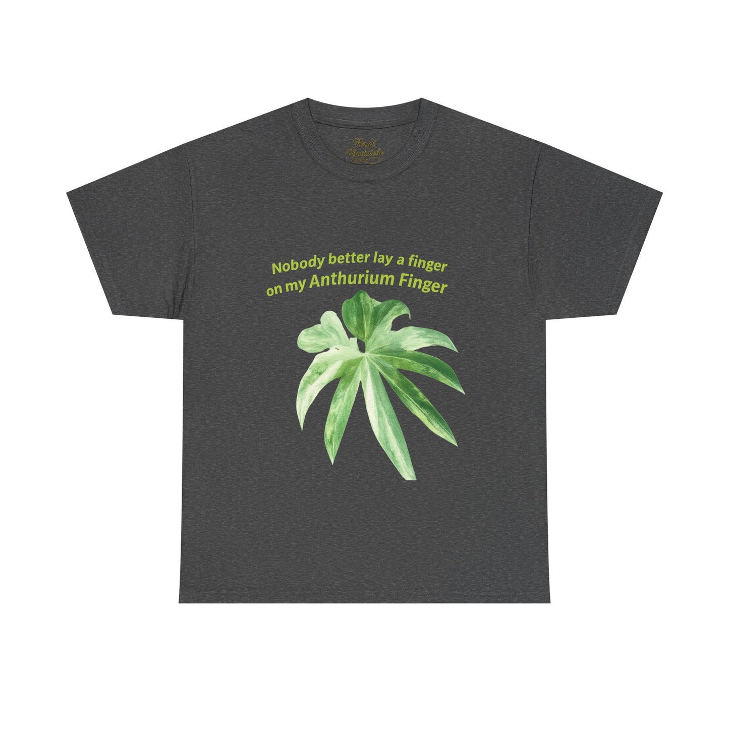 Anthurium Finger T-Shirt — Botanical Plant Lover Tee