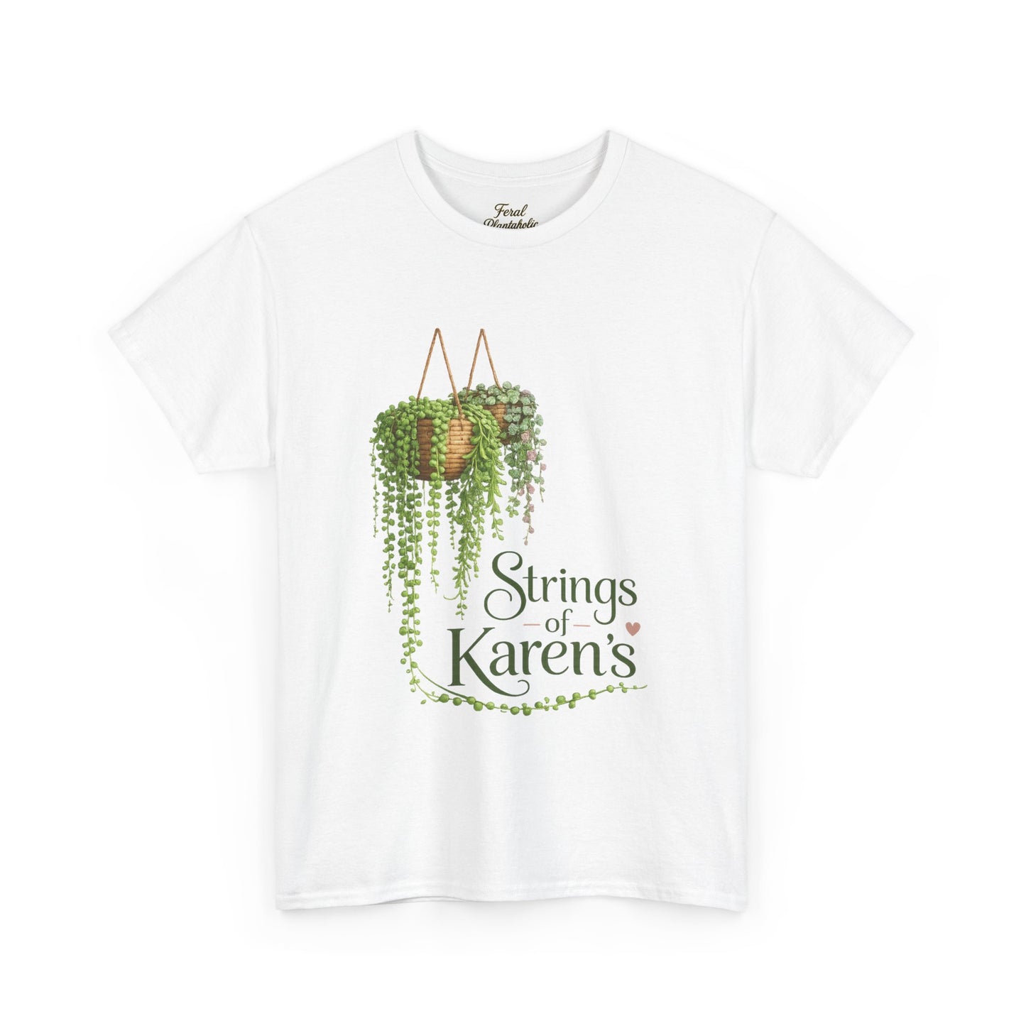 Strings of Karen's Plant Lover T‑Shirt — Hanging Pothos Graphic Tee
