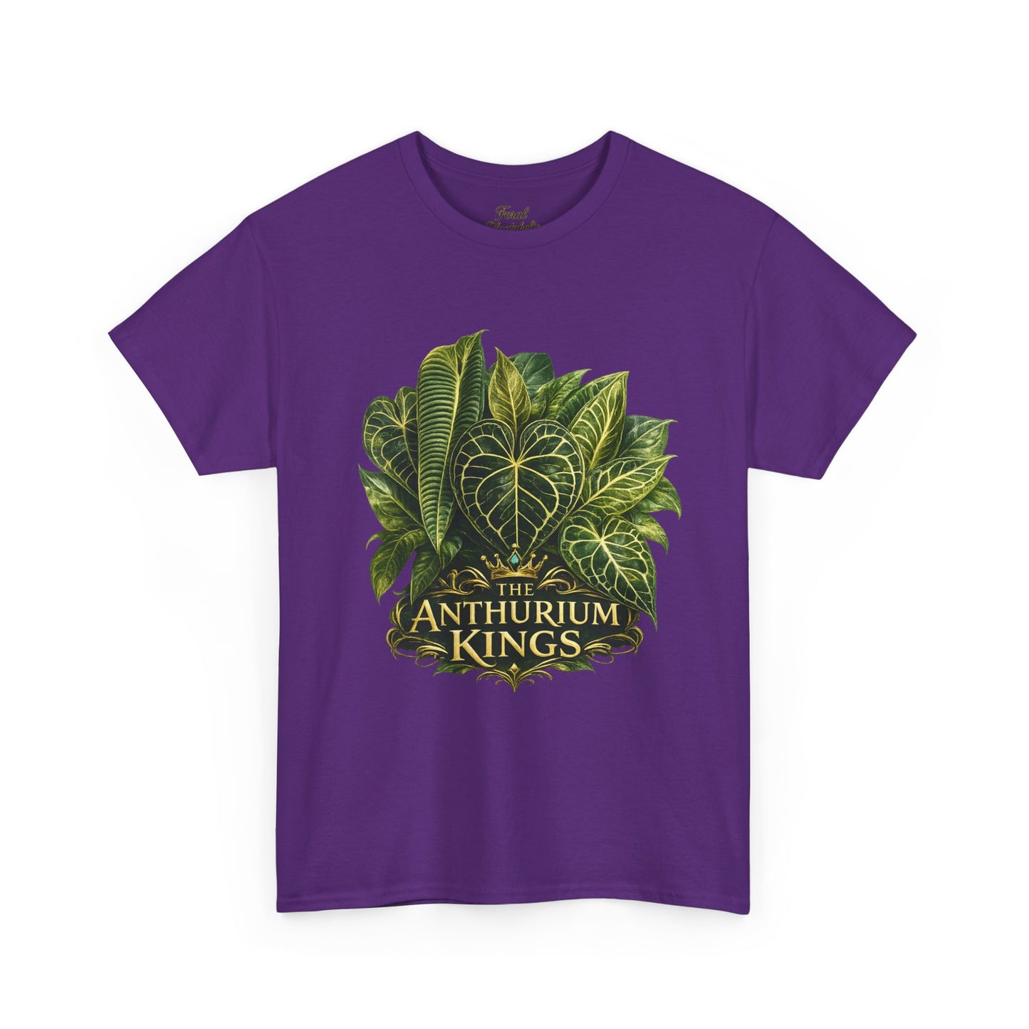 Anthurium Kings Tee — Botanical Green Leaf Plant Lover T-Shirt