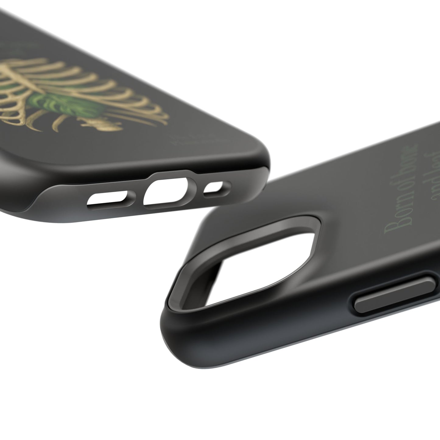 Born of Bone and Leaf Phone Case — Impact-Resistant iPhone Cover