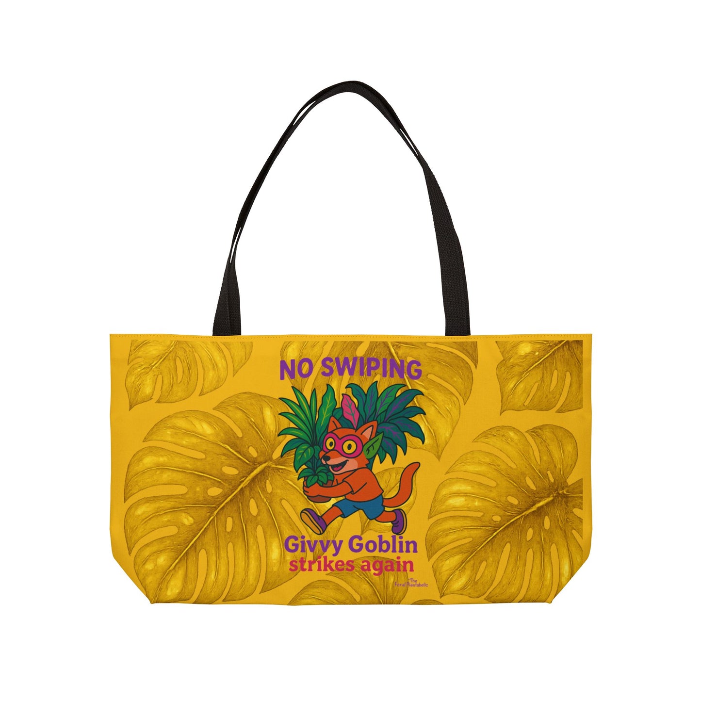 Vibrant Tropical Weekender Tote Bag | Perfect for Beach Trips, Travel, Shopping, and Gifts | Fun Givvy Goblin Design