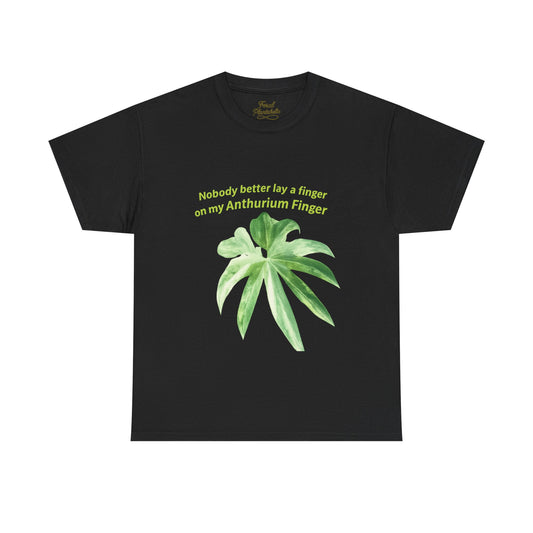 Anthurium Finger T-Shirt — Botanical Plant Lover Tee