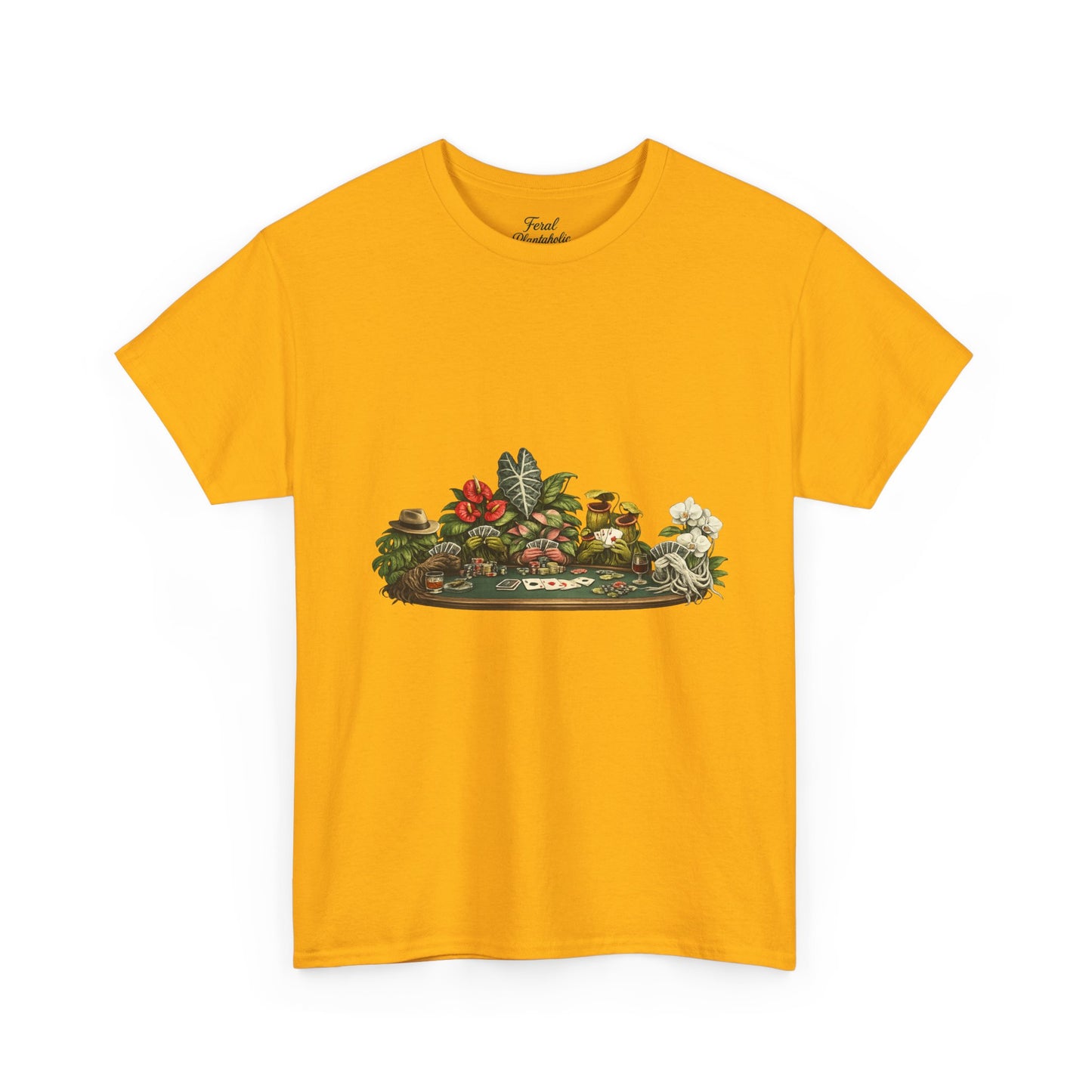 Vintage Botanical Dish Garden Tee — Floral Still Life Graphic T-Shirt