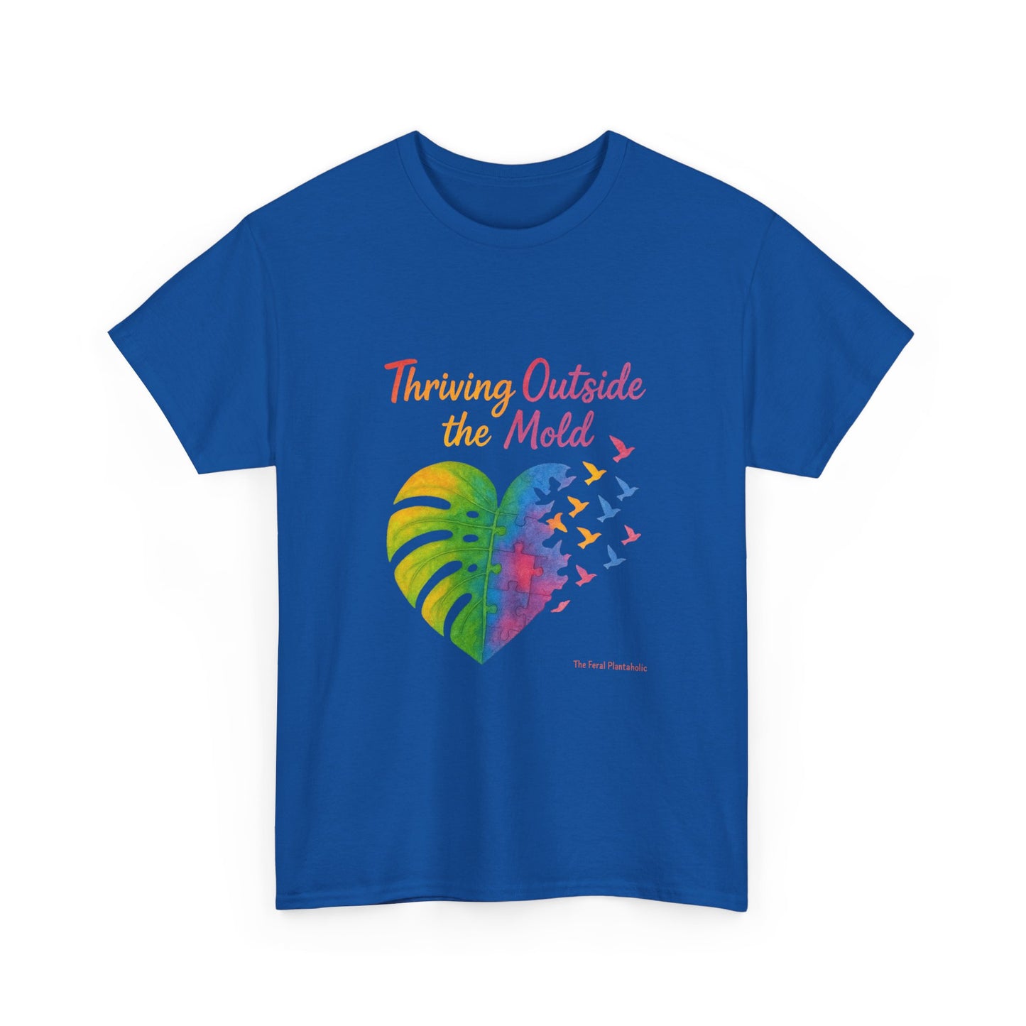 Colorful Inspirational T-Shirt, Unisex Heavy Cotton Tee for Moods, Casual Wear, Gifts for Friends, Self-Love, Spring Fashion