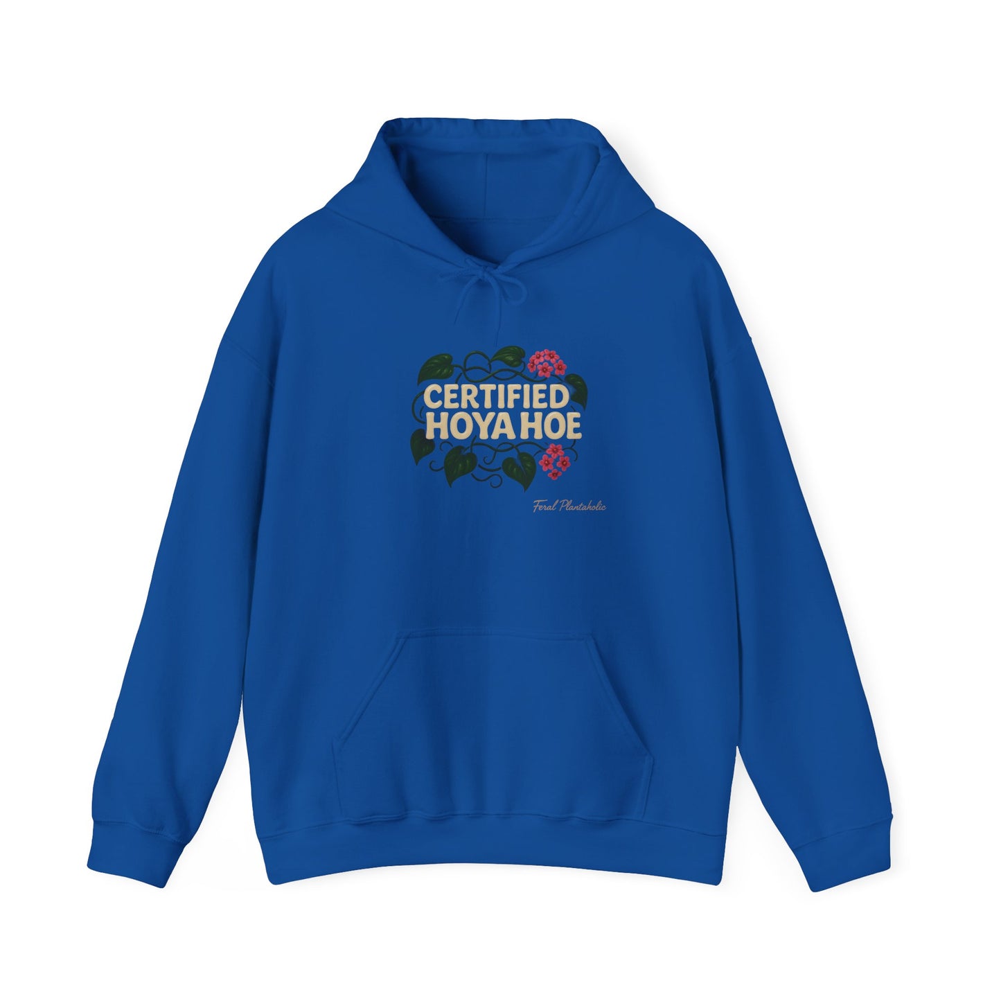 Certified Hoya Hoe Hoodie, Cute Plant Lover Sweatshirt, Gardening Gift, Cozy Unisex Sweater, Nature Lover Apparel