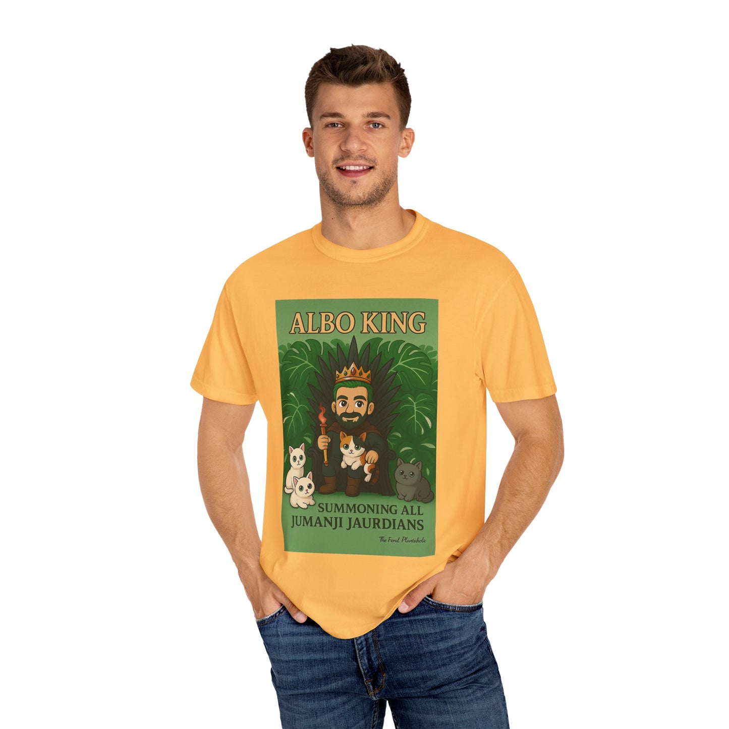 Albo King T-Shirt – "Summoning All Jumanji Jaurdians" Graphic Tee