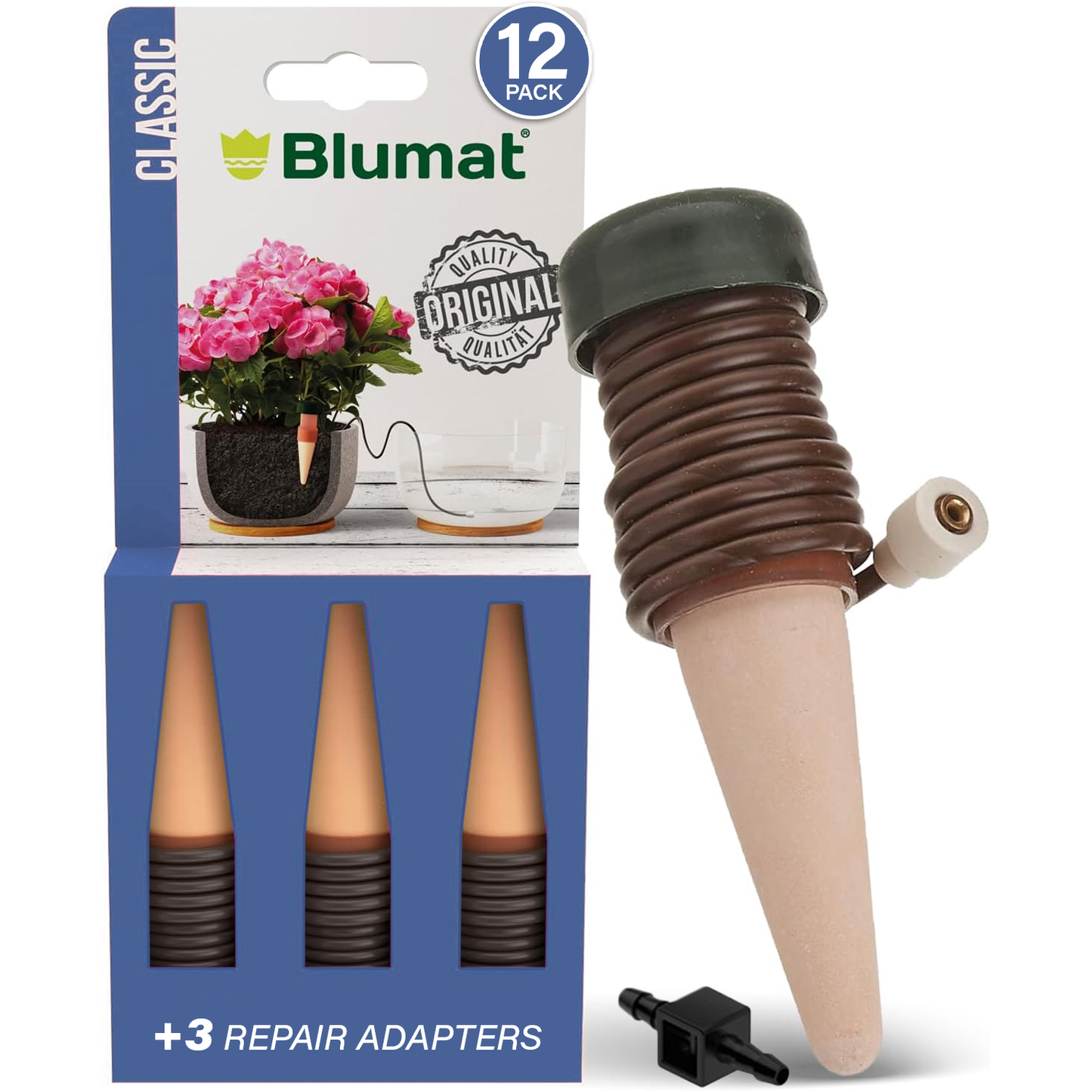 Blumat Classics With Adapater - Elegant Self-Watering, Now More Flexible Than Ever