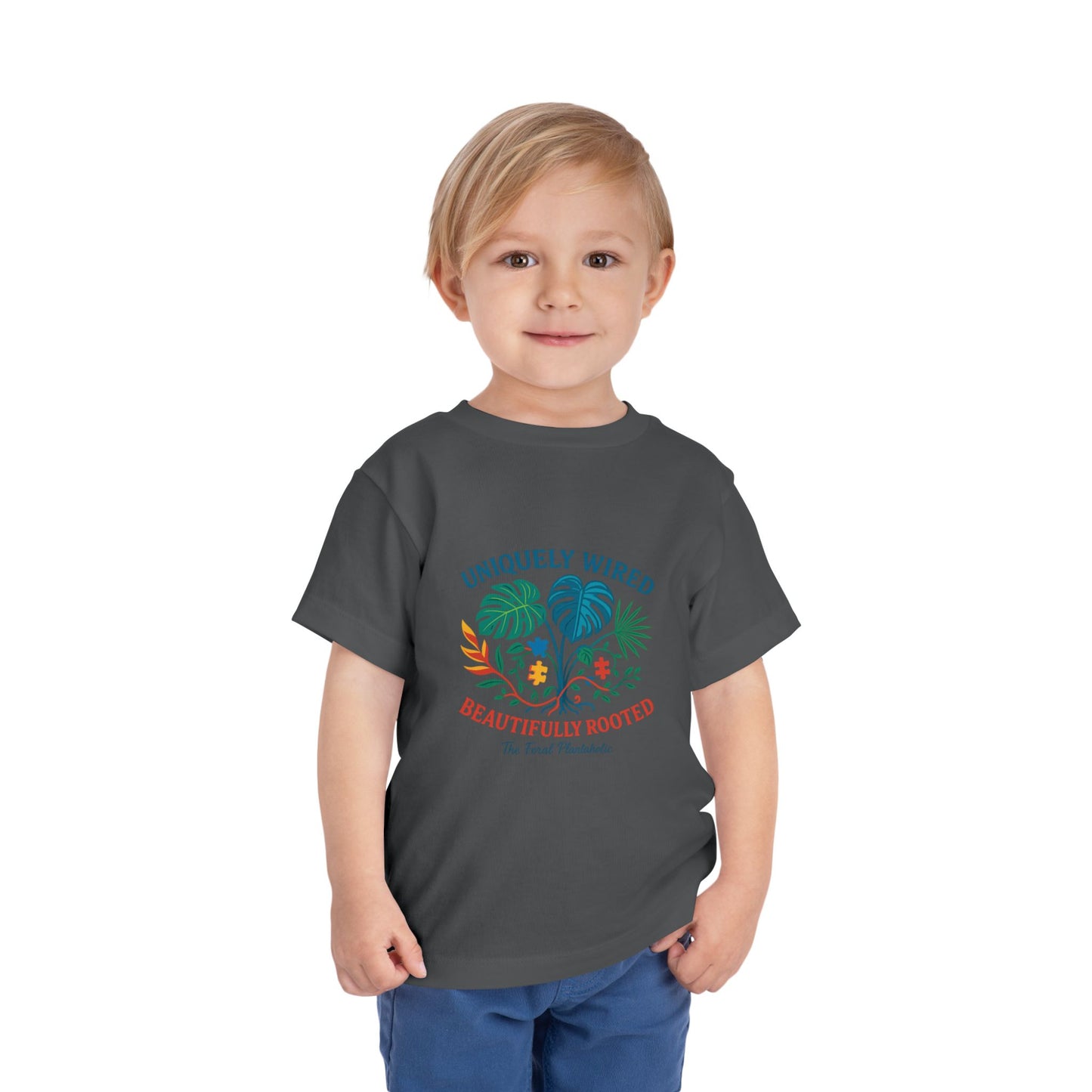 Tropical Vibes Toddler Tee - Uniquely Wired, Beautifully Rooted