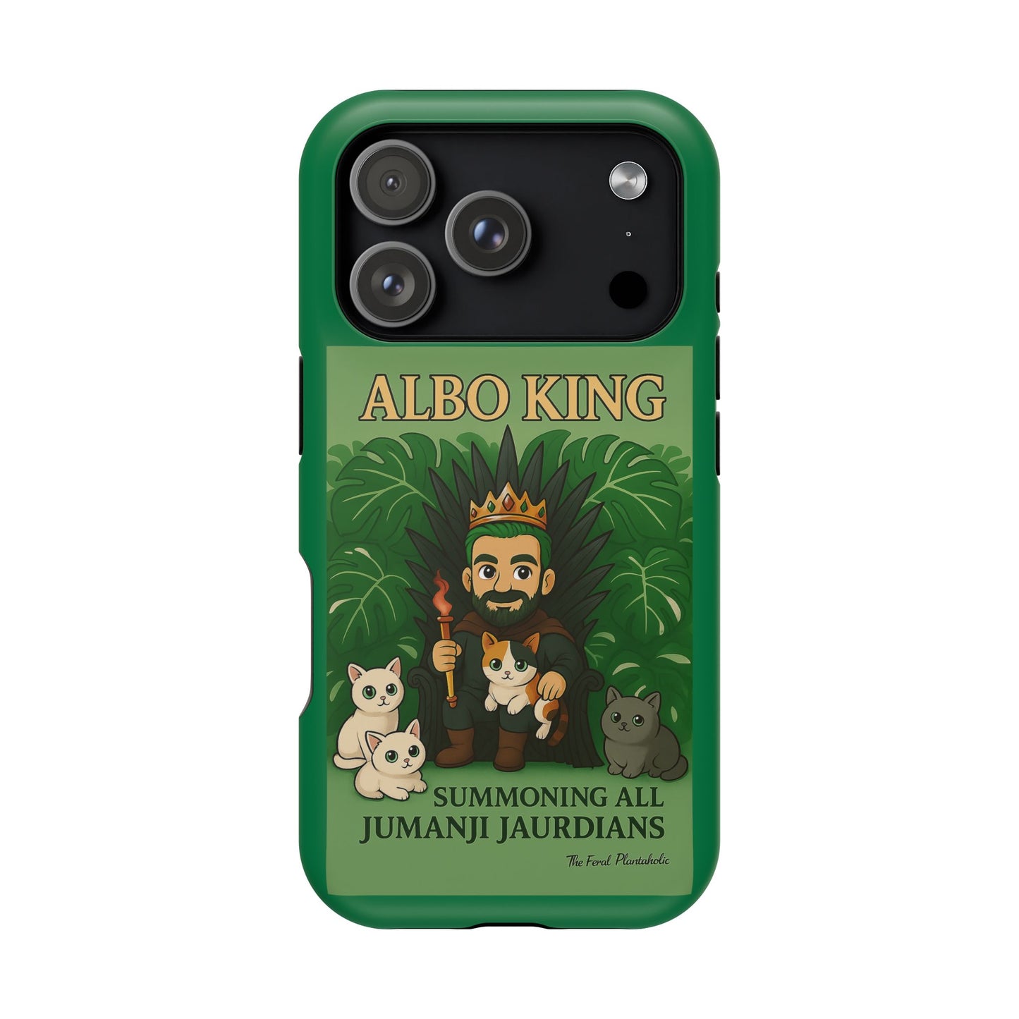 Impact-Resistant Phone Case — "Albo King" Jumanji Guardian Design