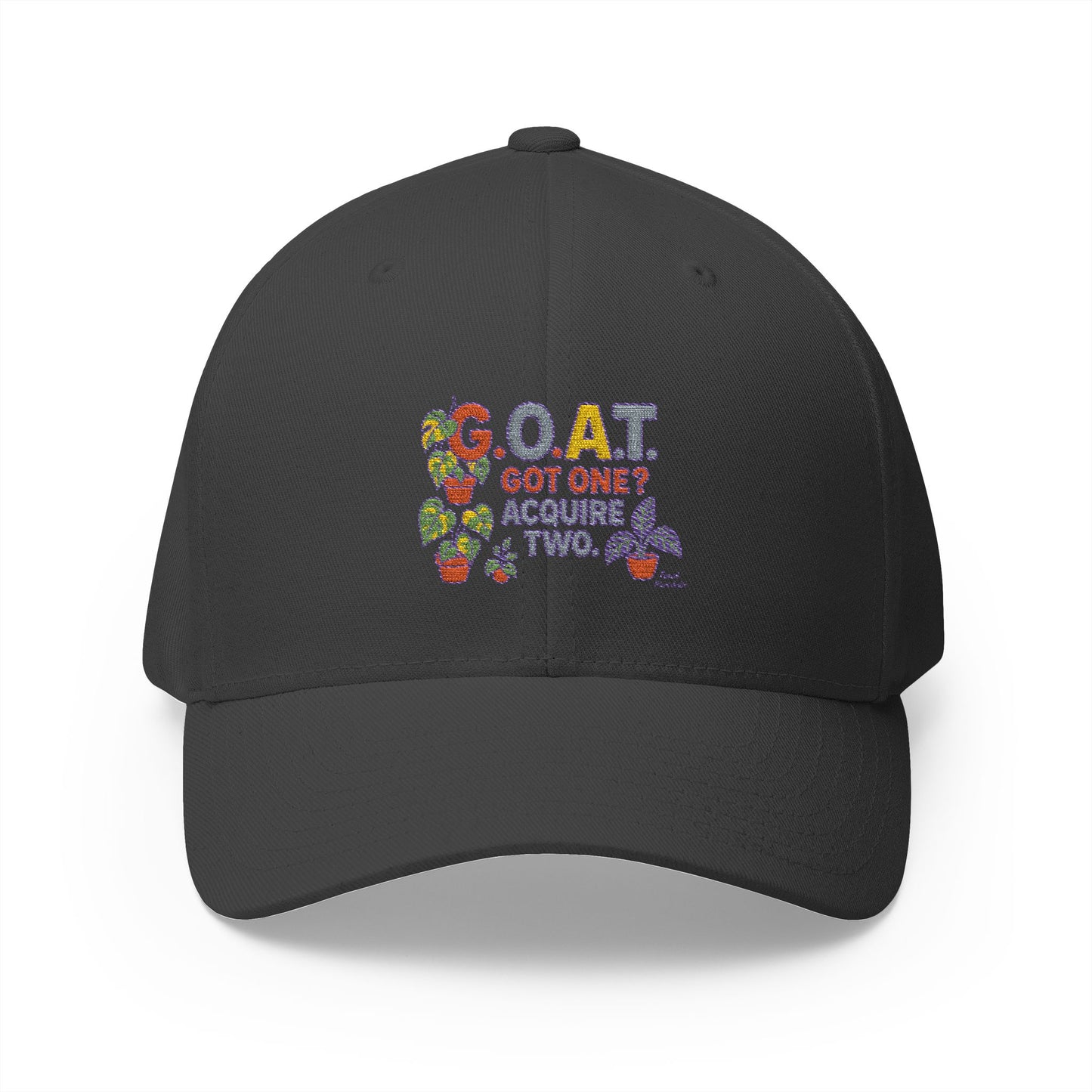 Embroidered Cap with Fun Design, Baseball Hat, G.O.A.T. Hat, Outdoor Gear, Gift for Sports Lovers, Adjustable Hat
