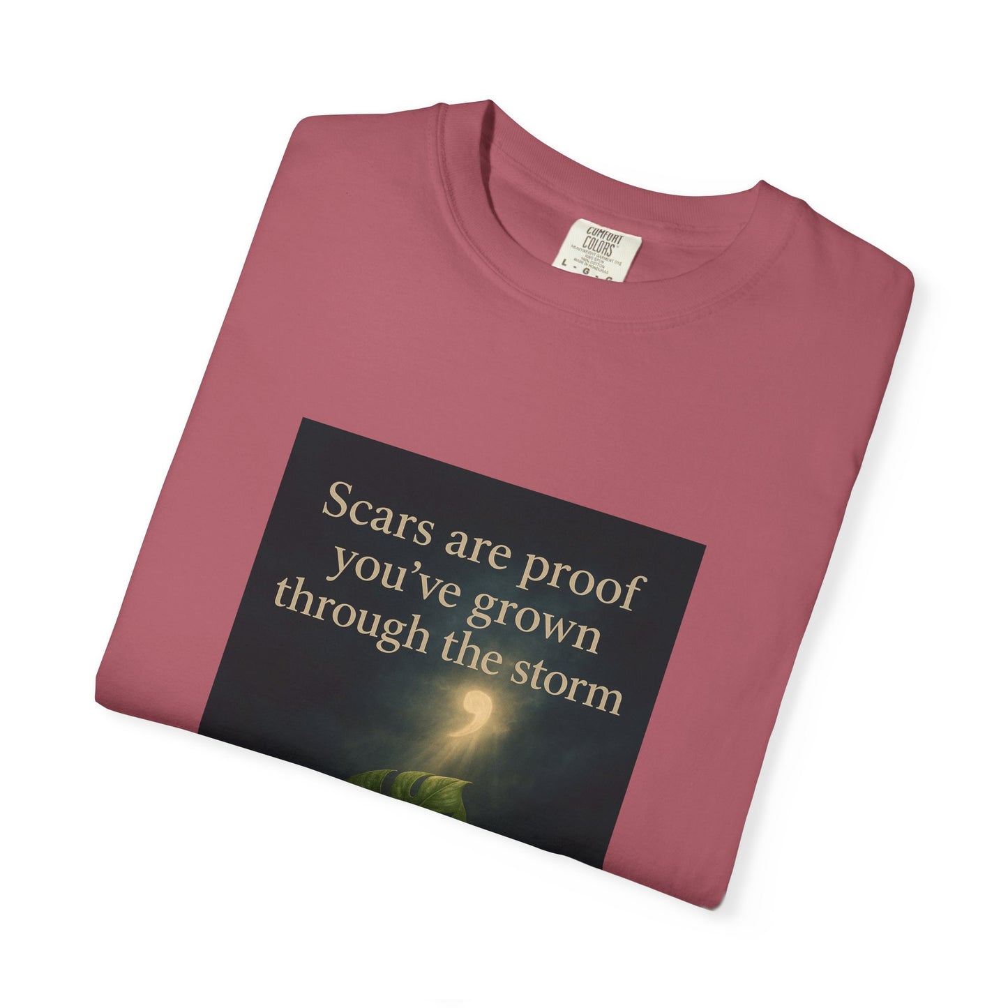 Inspiring Growth T-Shirt - Scars are Proof, Perfect for Motivational Gifts, Self-Care, Encouragement, Unisex Apparel