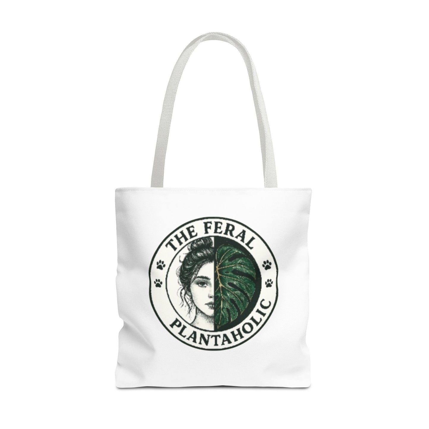 Feral Plantaholic Tote Bag | Eco-Friendly Grocery Bag, Gift for Plant Lovers, Boho Style, Greenery Accessories