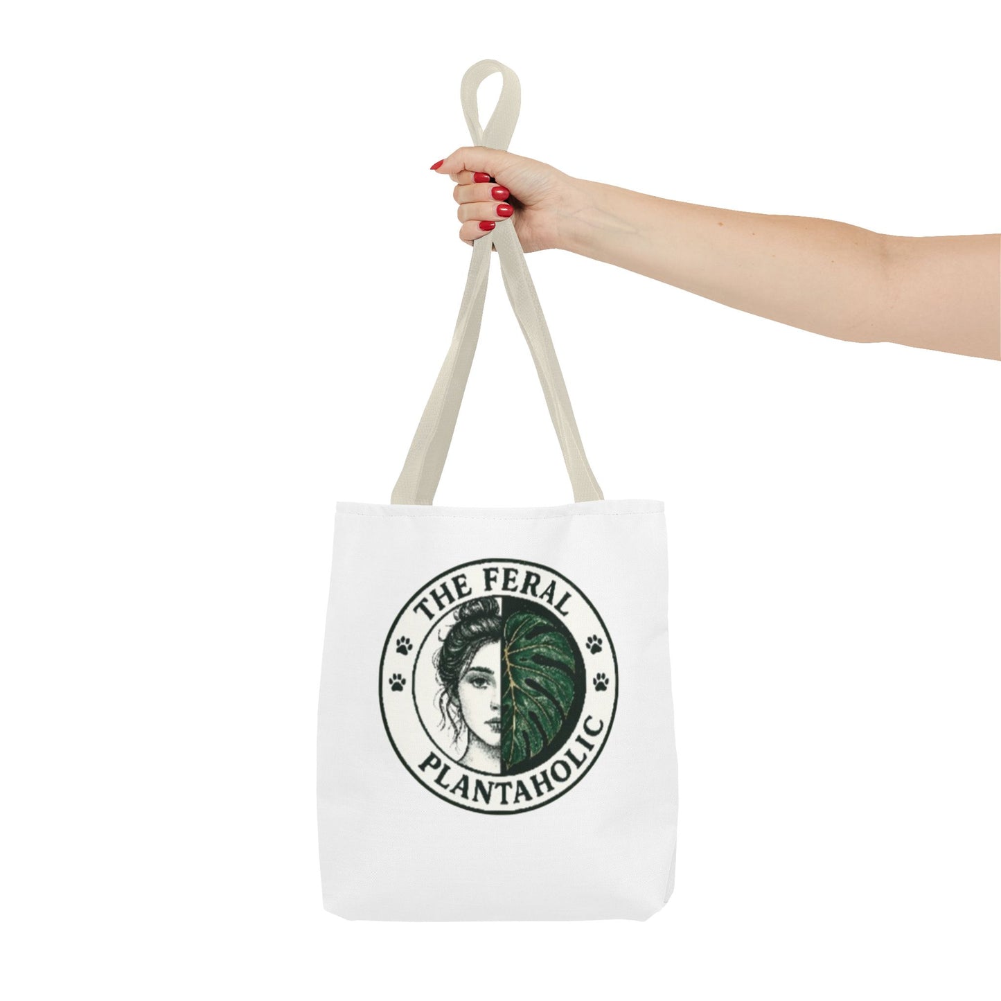 Feral Plantaholic Tote Bag | Eco-Friendly Grocery Bag, Gift for Plant Lovers, Boho Style, Greenery Accessories
